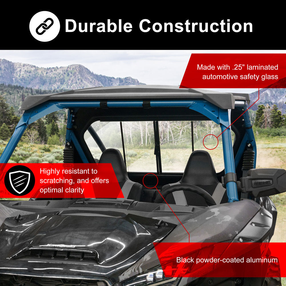Tusk Sliding Rear Glass Window Kawasaki Teryx KRX 1000 2020-2026