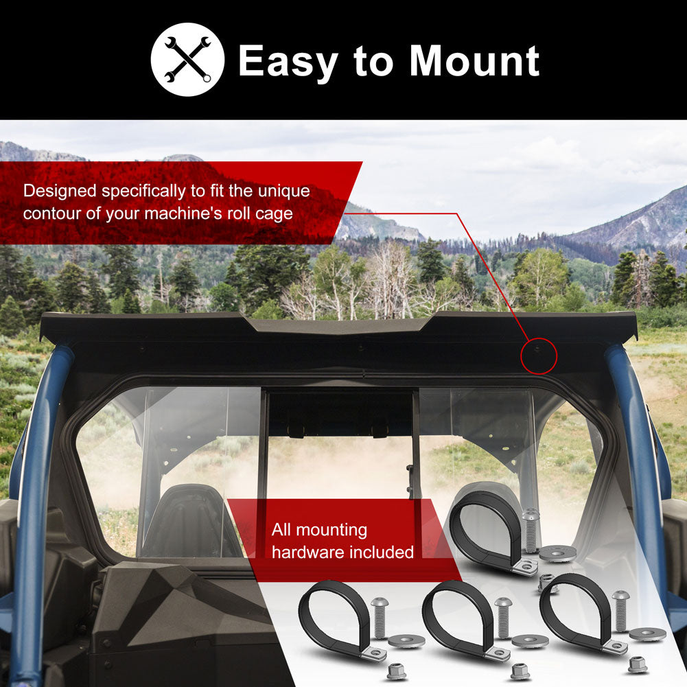 Tusk Sliding Rear Glass Window Kawasaki Teryx KRX 1000 2020-2026
