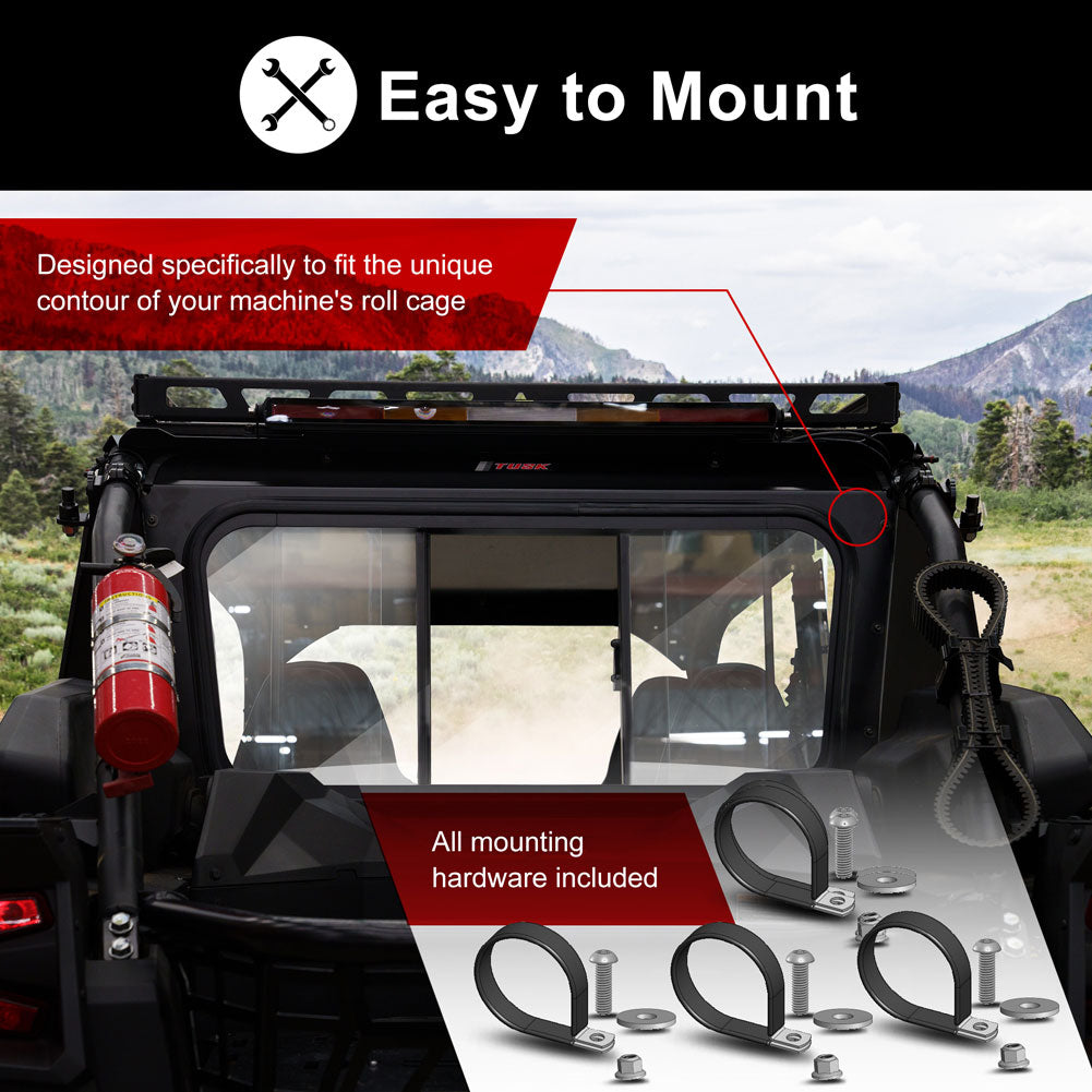 Tusk Sliding Rear Glass Window Kawasaki Teryx KRX4 1000 2023–2026
