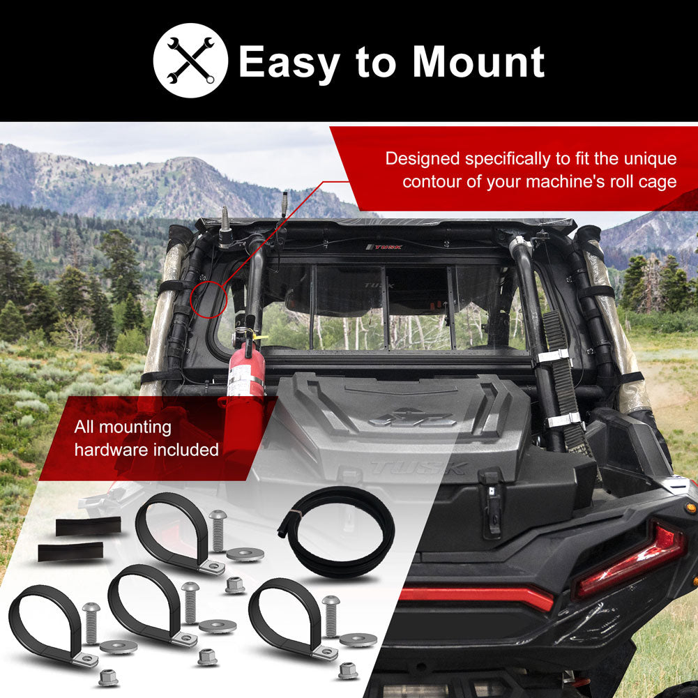 Tusk Sliding Rear Glass Window Polaris RZR XP 2014-2023 - Adventure Parts
