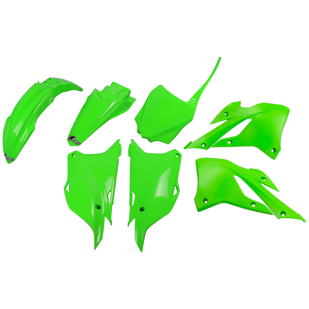 UFO Complete Plastic Kit Kawasaki KX112 2022–2025 - Adventure Parts