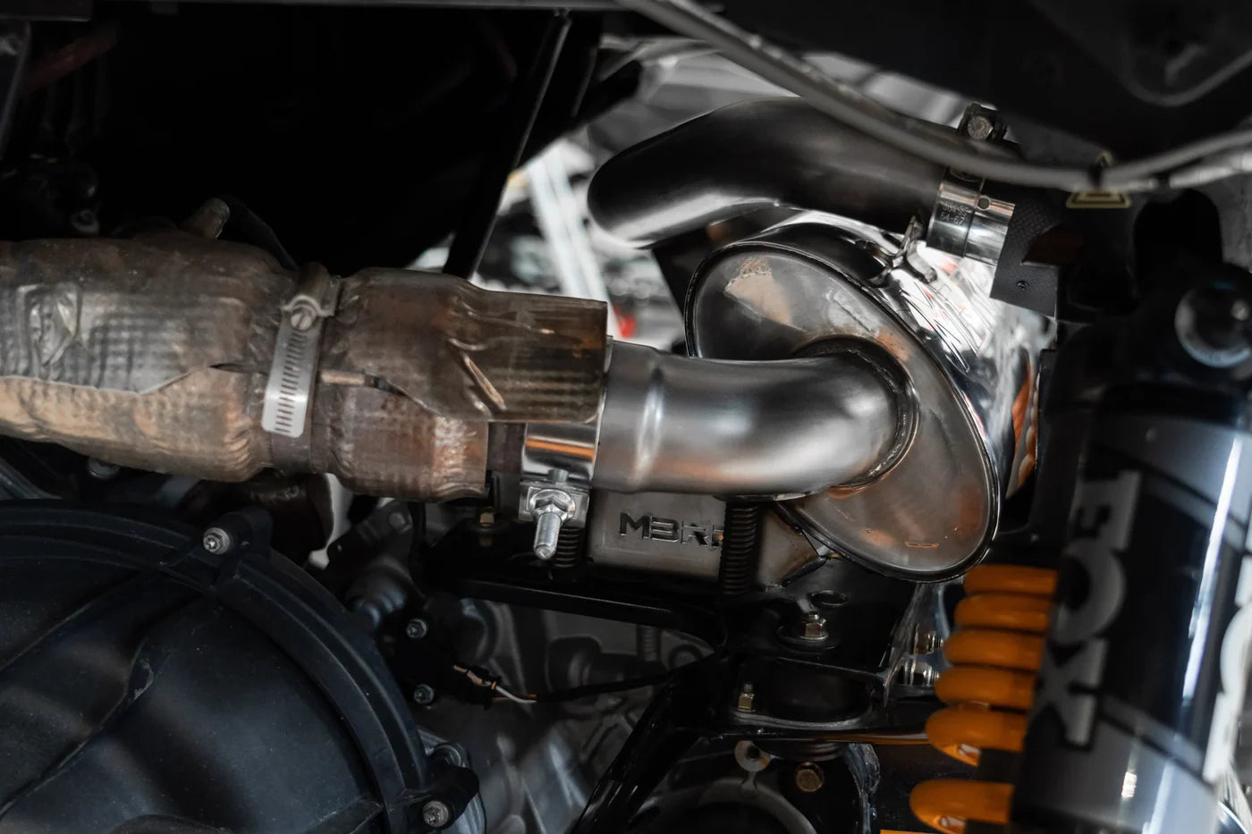 MBRP Single Slip-on Center Exit Performance Series Can-Am Commander 1000R 2021-2025