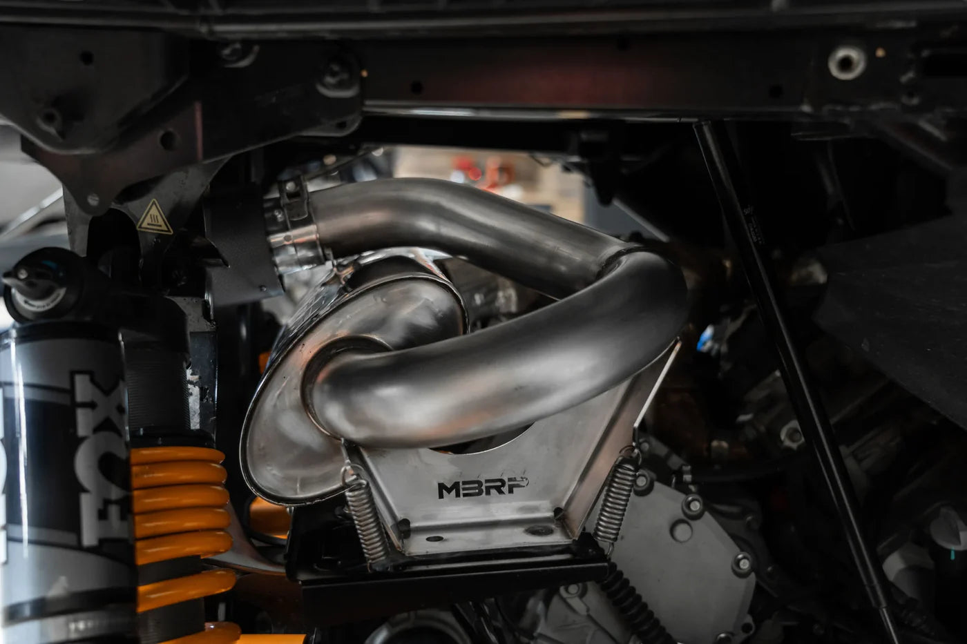 MBRP Single Slip-on Center Exit Performance Series Can-Am Commander 1000R 2021-2025