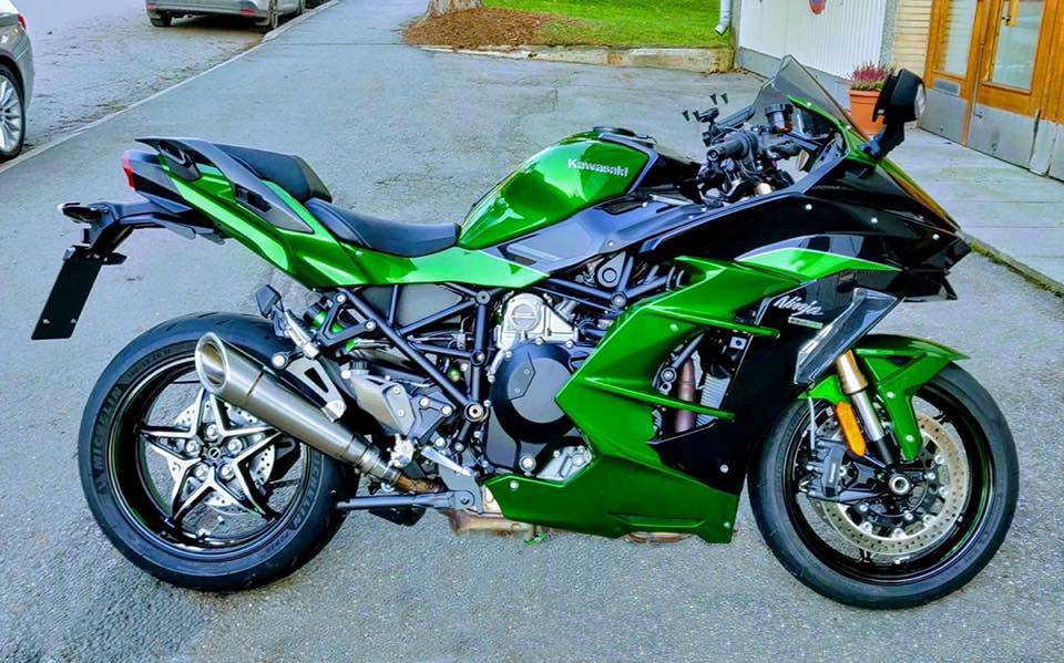 Vandemon All Titanium H2R Slip-On Kawasaki H2 SE SX 2018-2024 - Adventure Parts