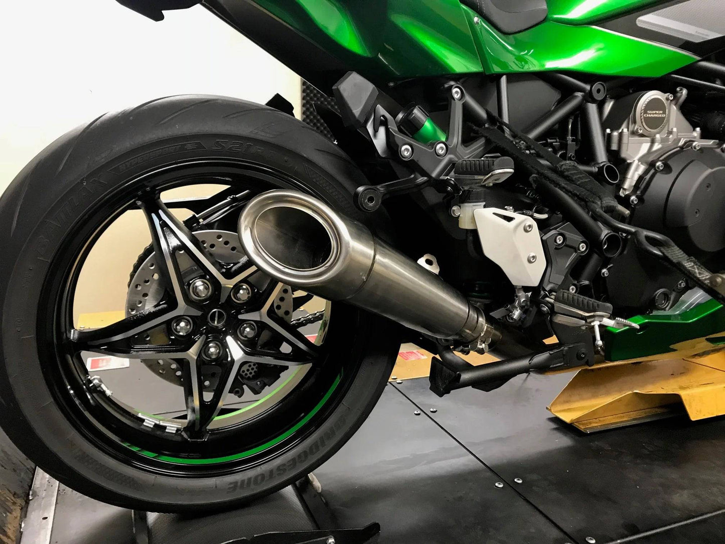 Vandemon All Titanium H2R Slip-On Kawasaki H2 SE SX 2018-2024 - Adventure Parts