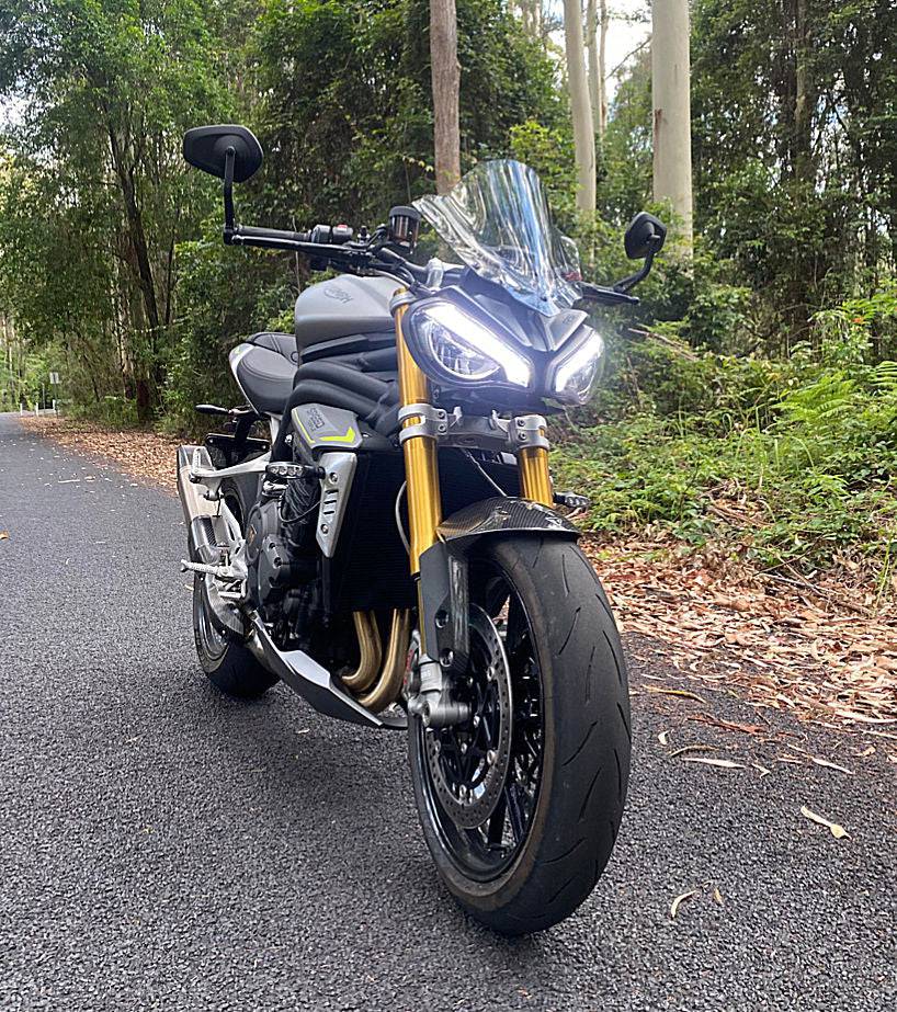 Vandemon Bimodal Stealth Titanium Exhaust System Triumph Speed Triple 1200RS & RR 2021-2024