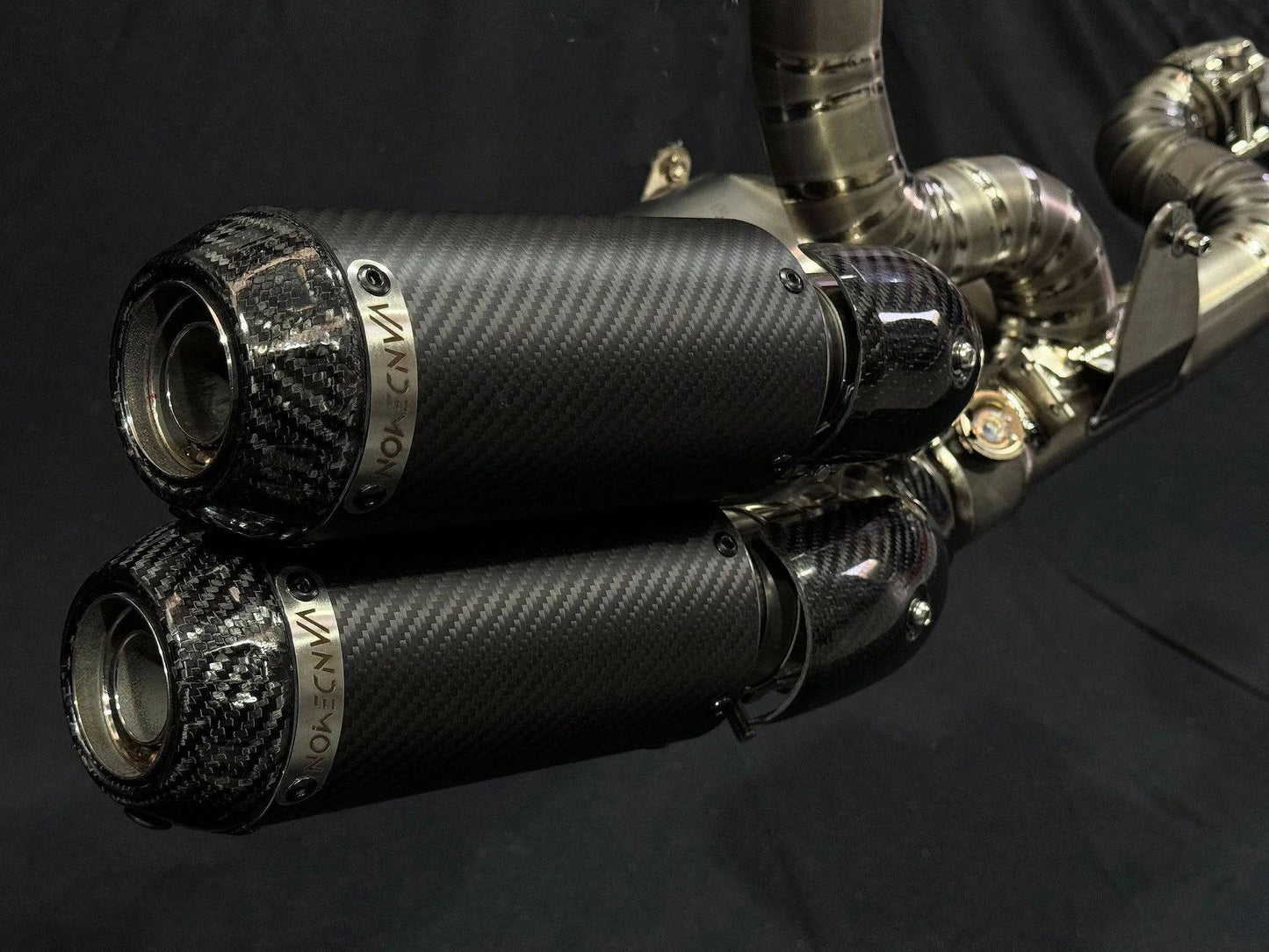 Vandemon Bimodal Stealth Titanium Slip-On Ducati Supersport 950 2021-2023