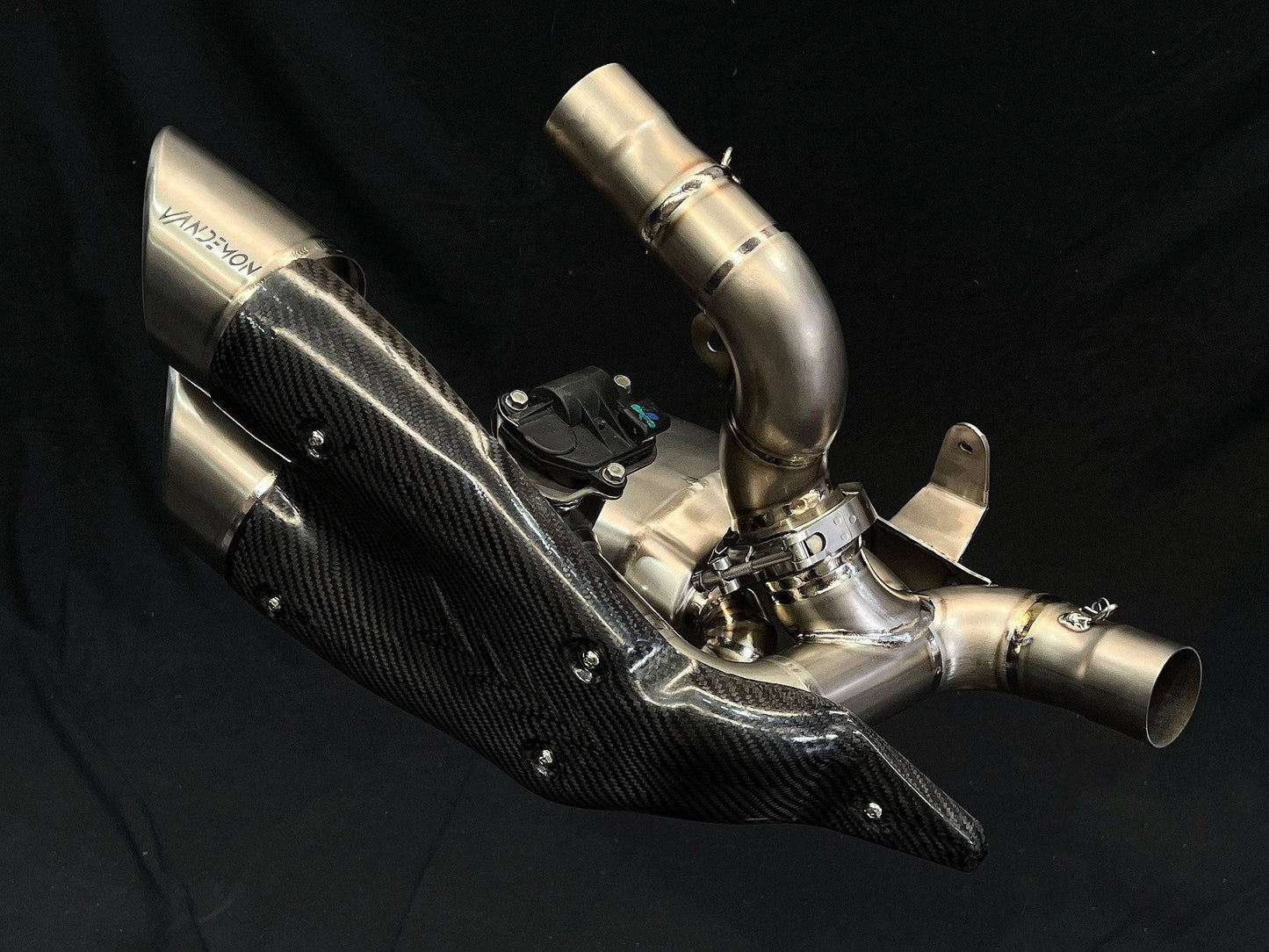 Vandemon Bimodal Stealth Titanium Slip-On Ducati X Diavel & Diavel S 1260 - Adventure Parts