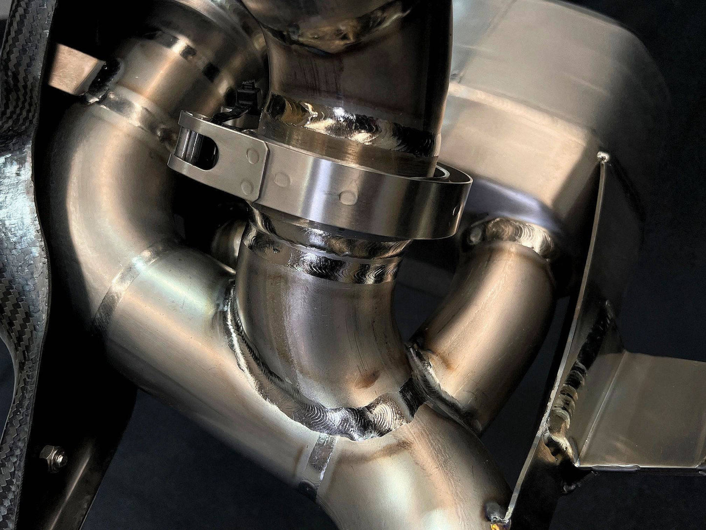 Vandemon Bimodal Stealth Titanium Slip-On Ducati X Diavel & Diavel S 1260