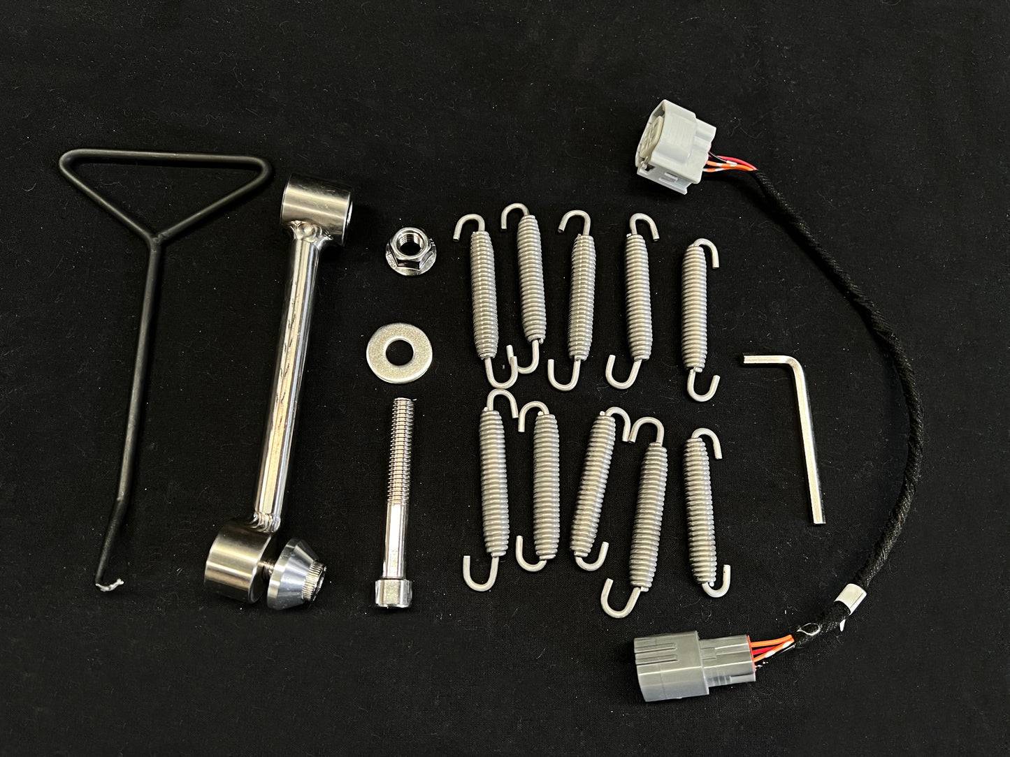 Vandemon Brushed Titanium Exhaust System Kawasaki Ninja ZH2 2020-24