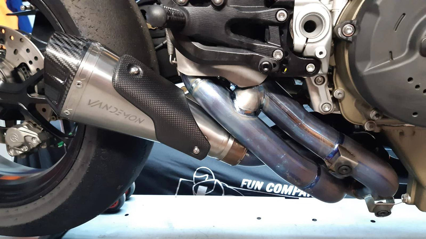 Vandemon Full Titanium Exhaust Kit Ducati Panigale V4S & V4R 2018-2020 - Adventure Parts