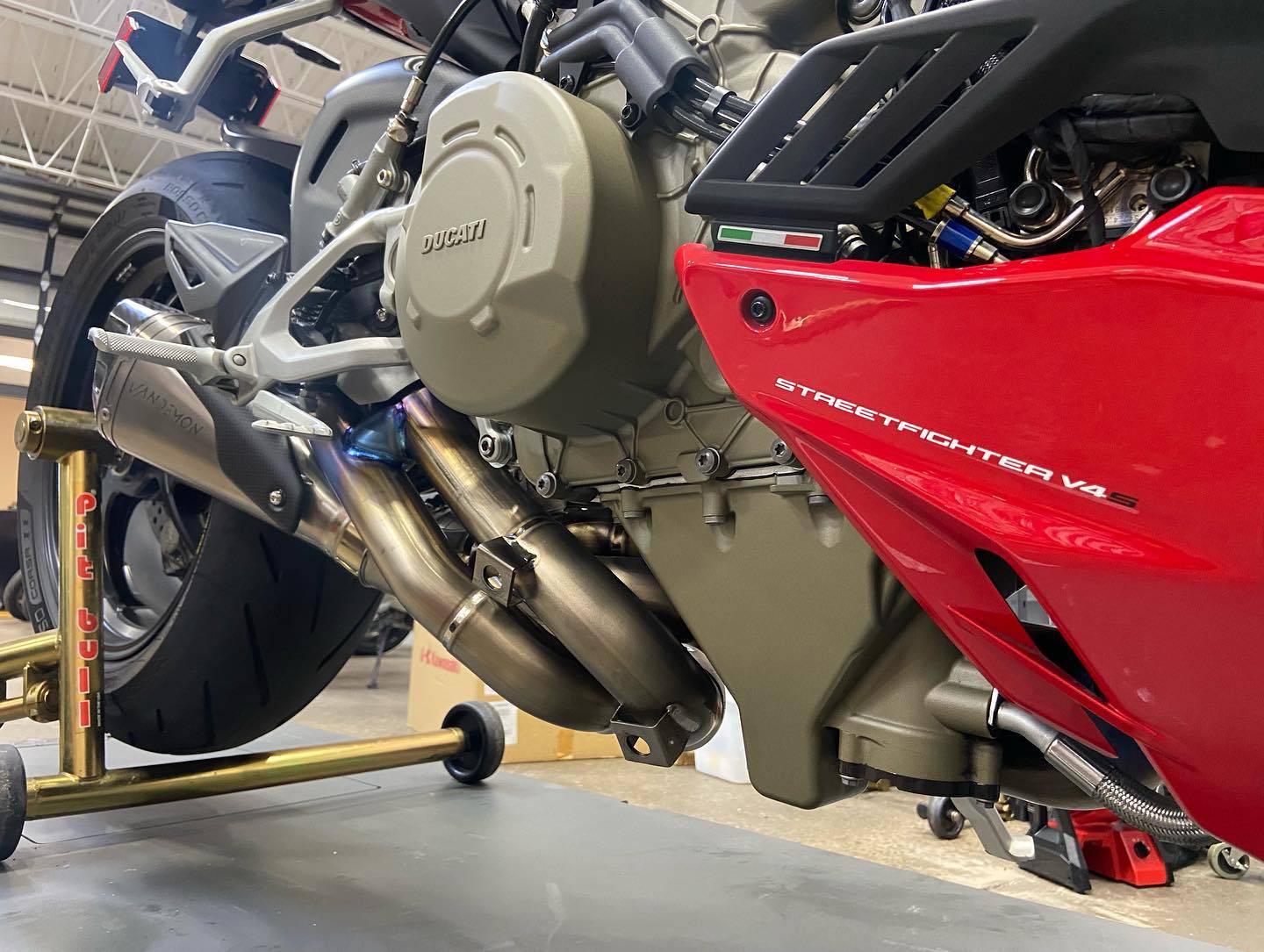 Vandemon Full Titanium Exhaust system Ducati V4 Panigale & Streetfighter 2023-2024 - Adventure Parts