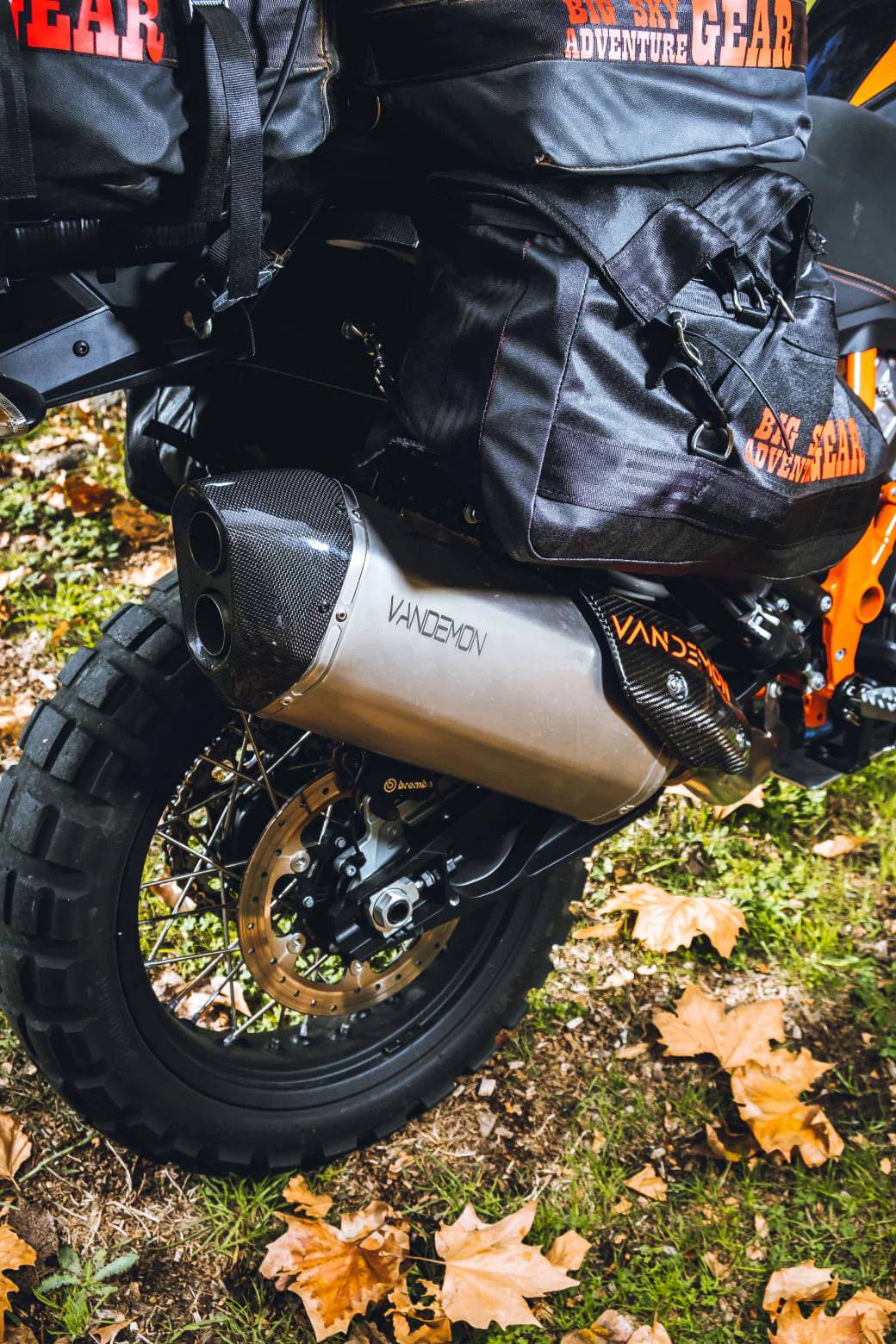 Vandemon Full Titanium Exhaust System KTM 1090-1190-1290 Adventure 2014-2019 - Adventure Parts