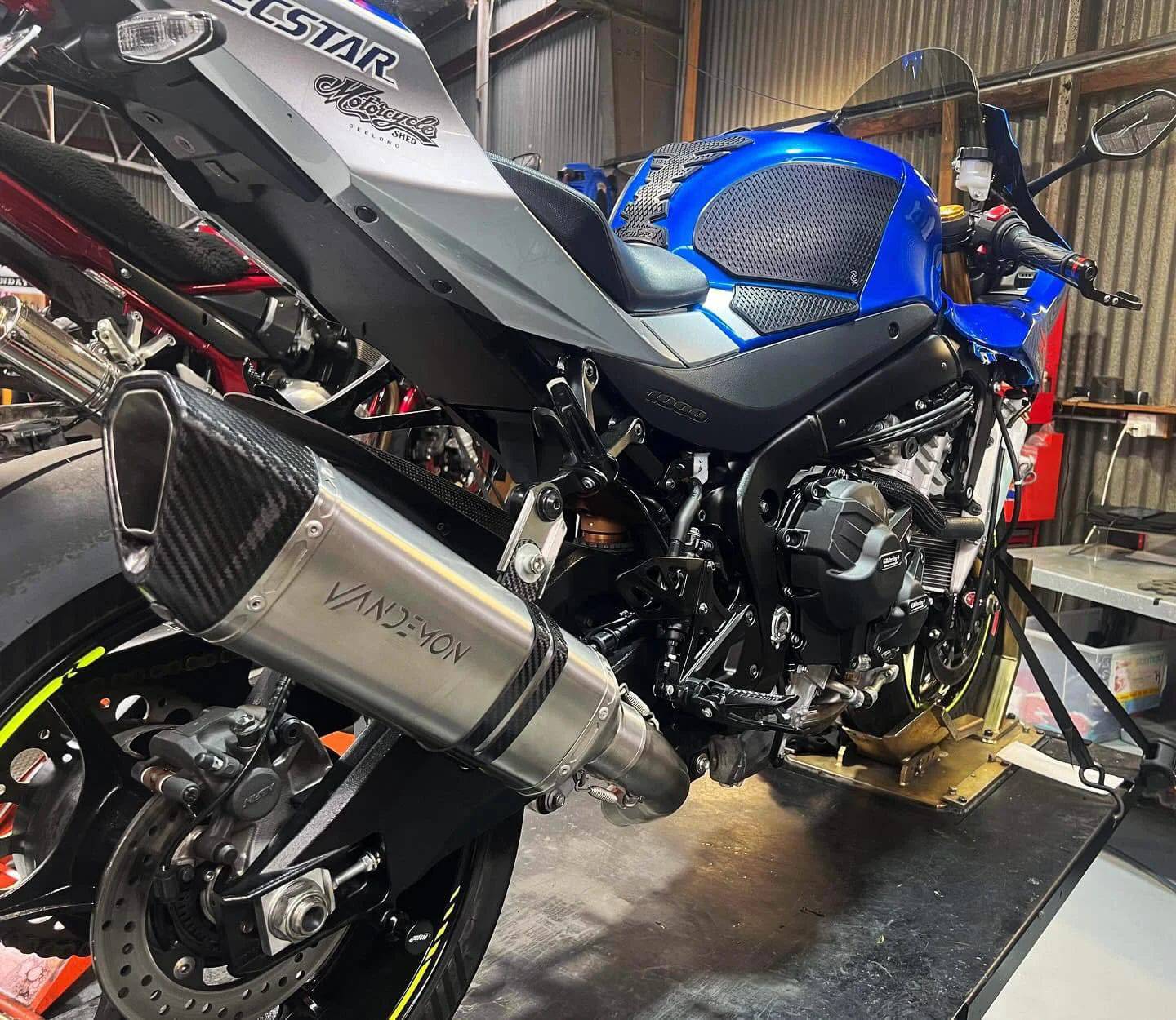 Vandemon Full Titanium Exhaust System Suzuki GSXR1000 2017-2024 - Adventure Parts