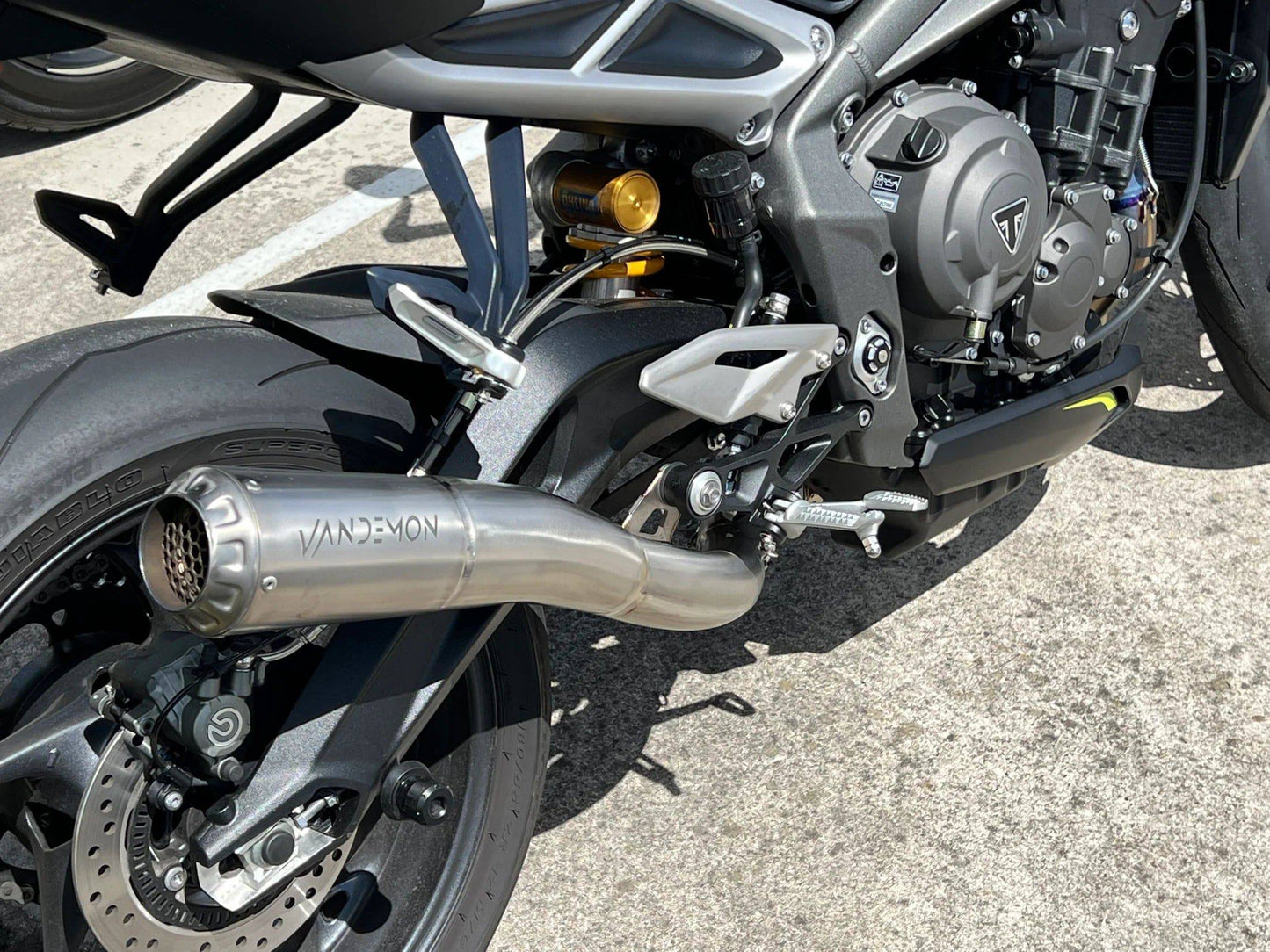 Vandemon Full Titanium Exhaust Triumph 765 S/R/RS Street Triple 2020-2024