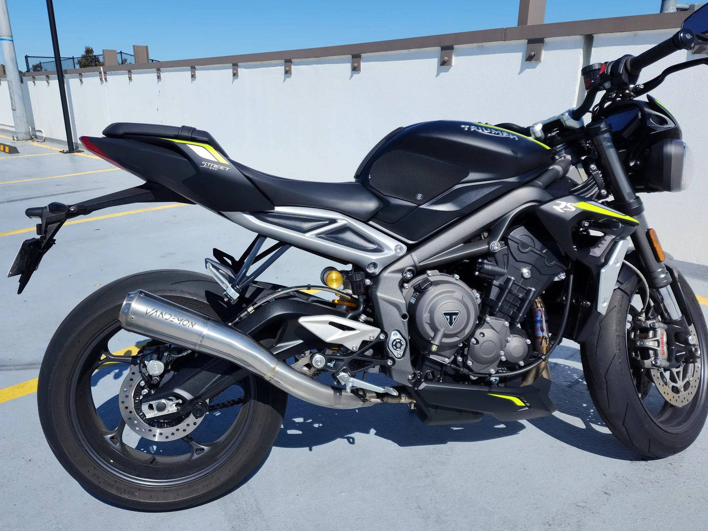 Vandemon Full Titanium Exhaust Triumph 765 S/R/RS Street Triple 2020-2024
