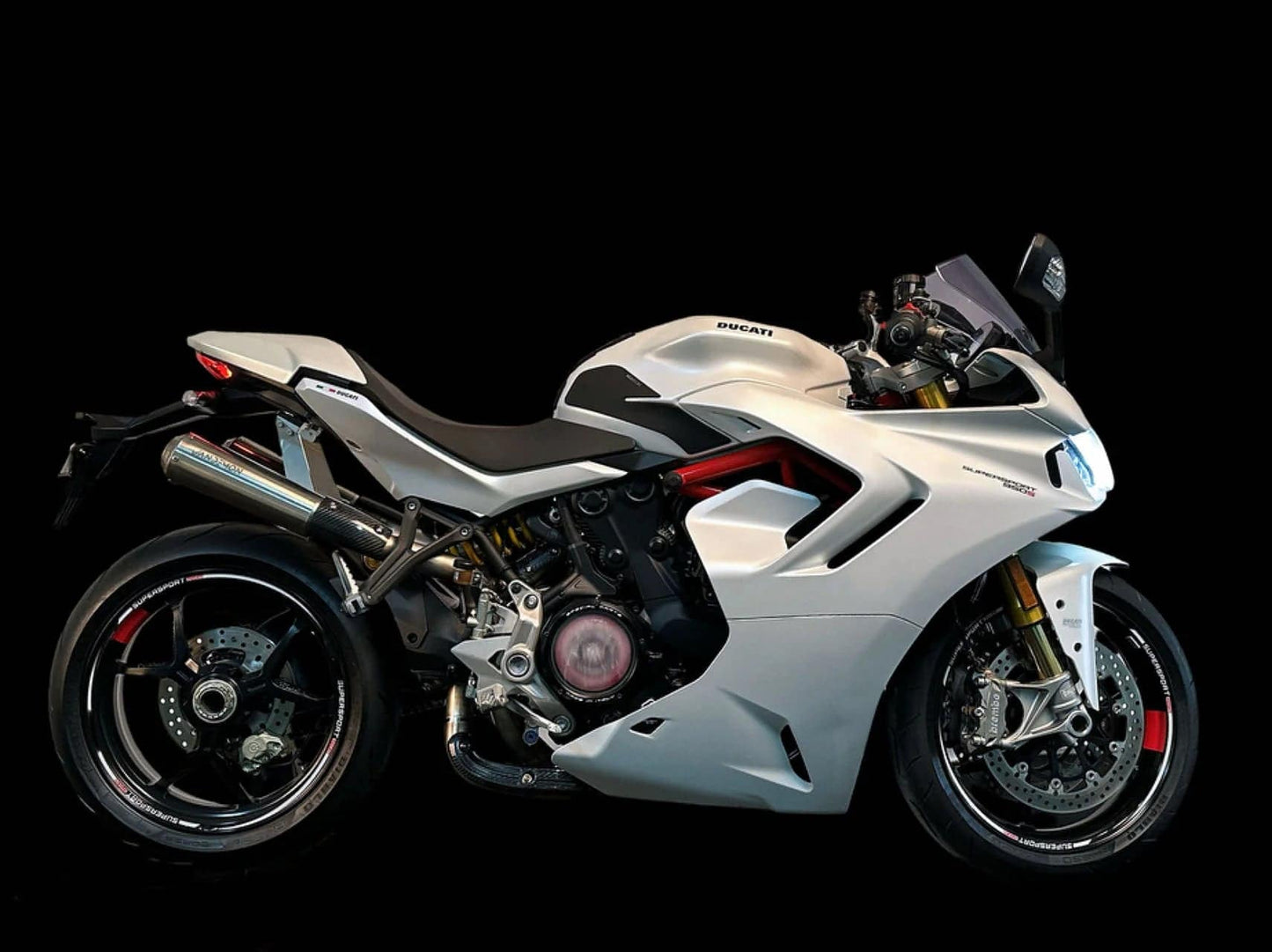 Vandemon High Mount Titanium Exhaust System Ducati Supersport 950 2021-2025 - Adventure Parts