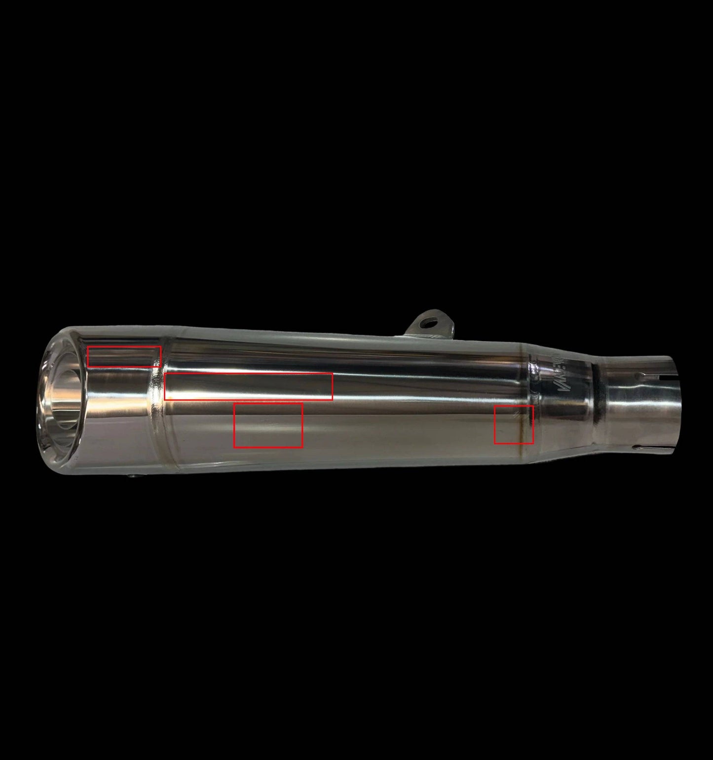 Vandemon Polished Titanium Exhaust System Kawasaki Ninja ZH2 2020-24 (DS11) - Adventure Parts