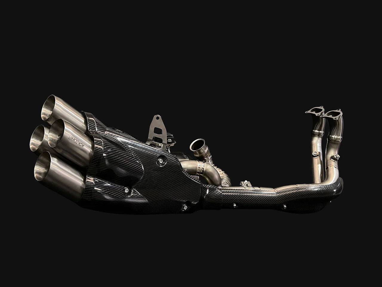 Vandemon Stealth Bimodal Quattro Titanium Exhaust System Ducati Diavel V4 2023-2024 - Adventure Parts
