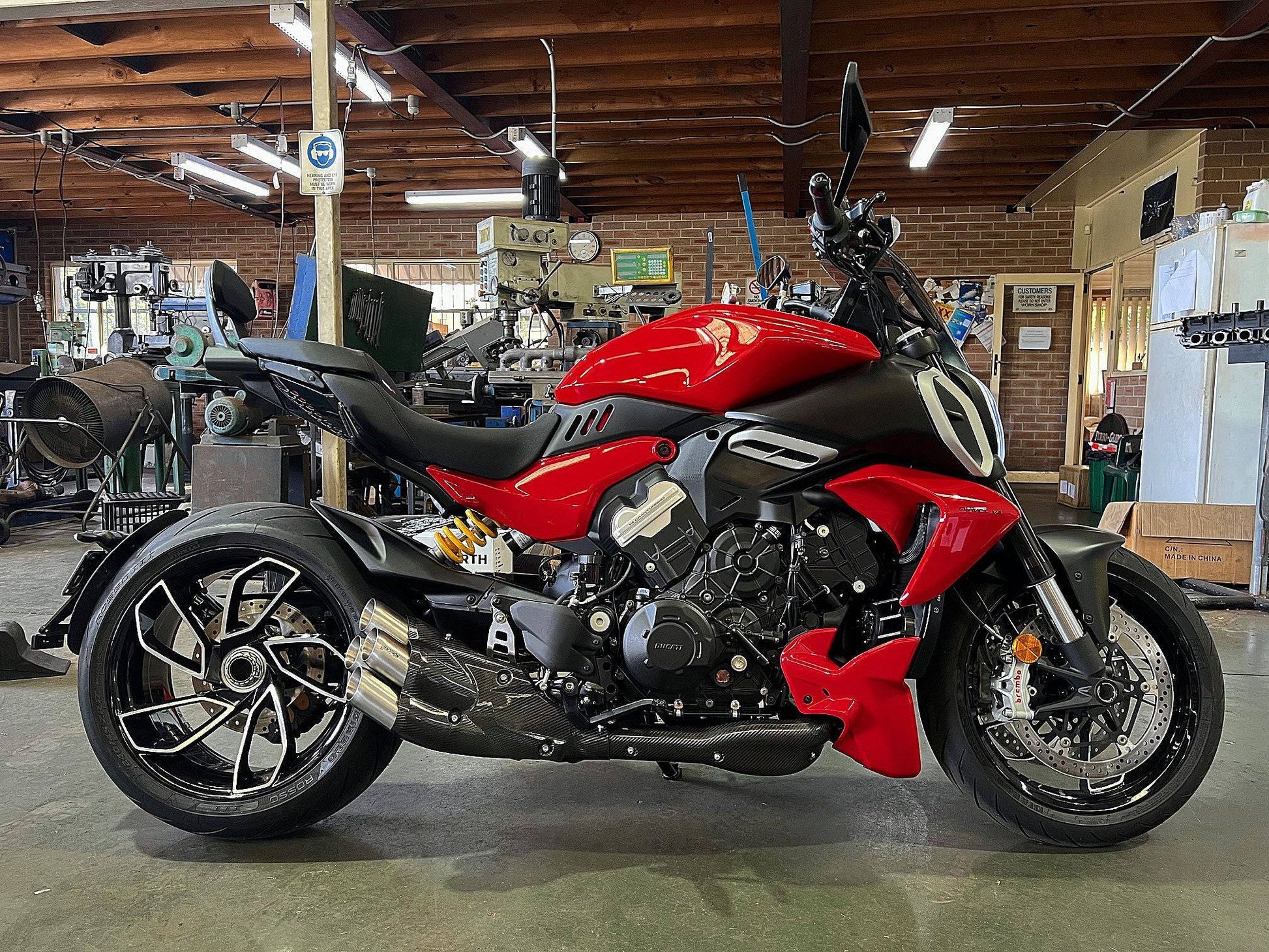 Vandemon Stealth Bimodal Quattro Titanium Exhaust System Ducati Diavel V4 2023-2024 - Adventure Parts