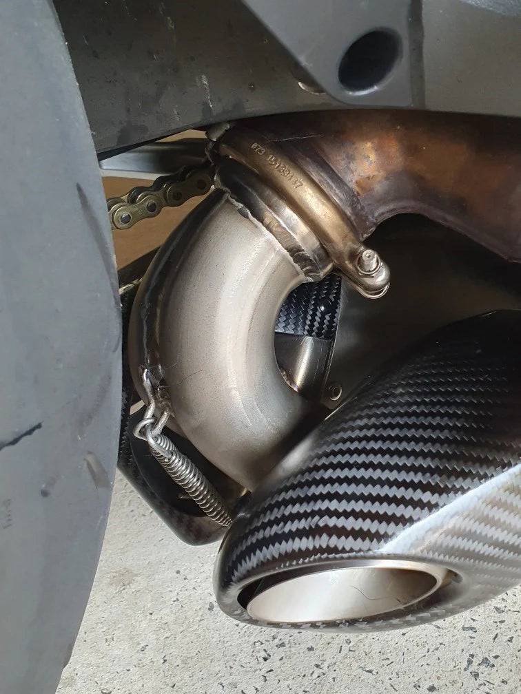Vandemon Titanium Belly Slip-On Ducati V2 Panigale & Streetfighter