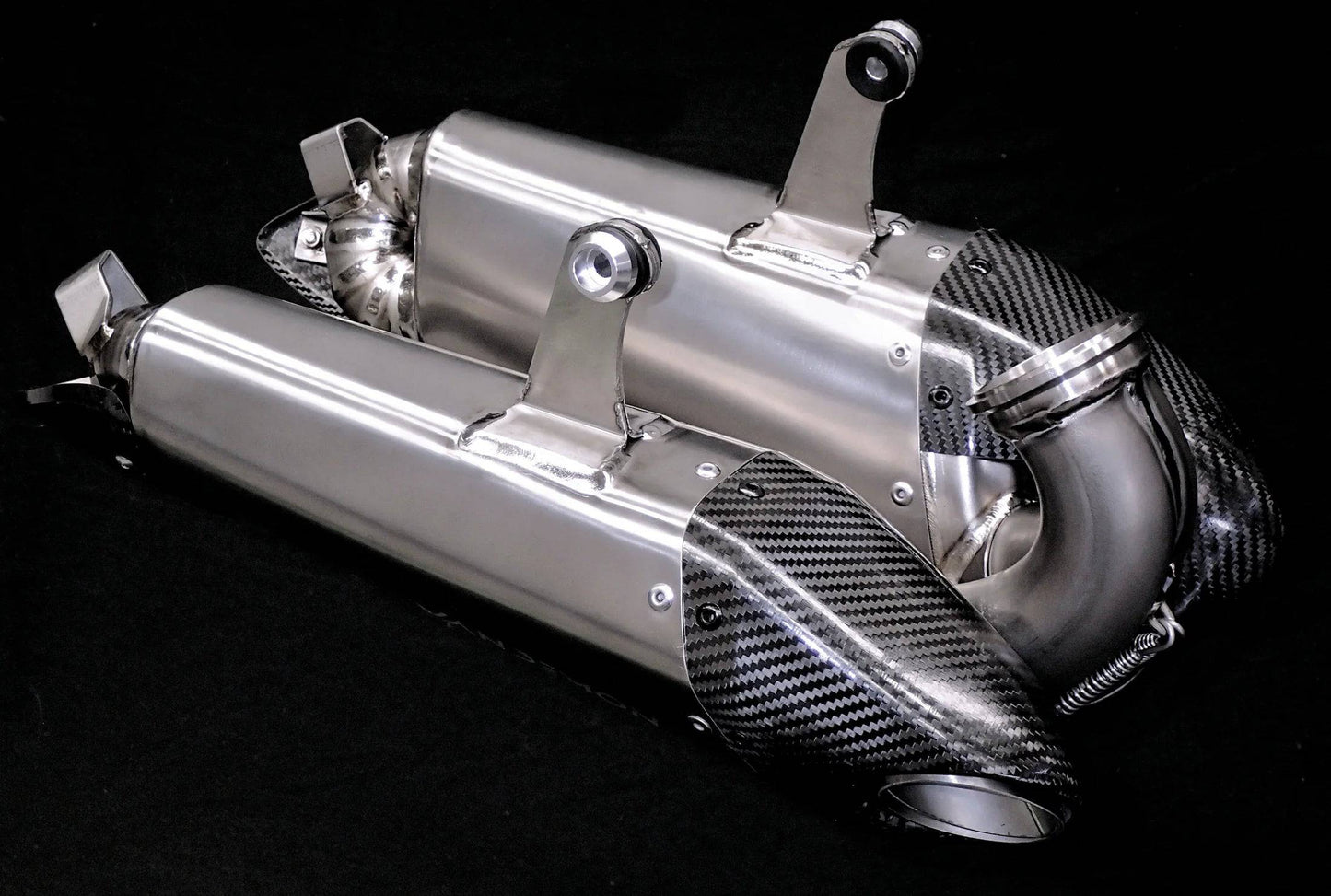 Vandemon Titanium Belly Slip-On Ducati V2 Panigale & Streetfighter