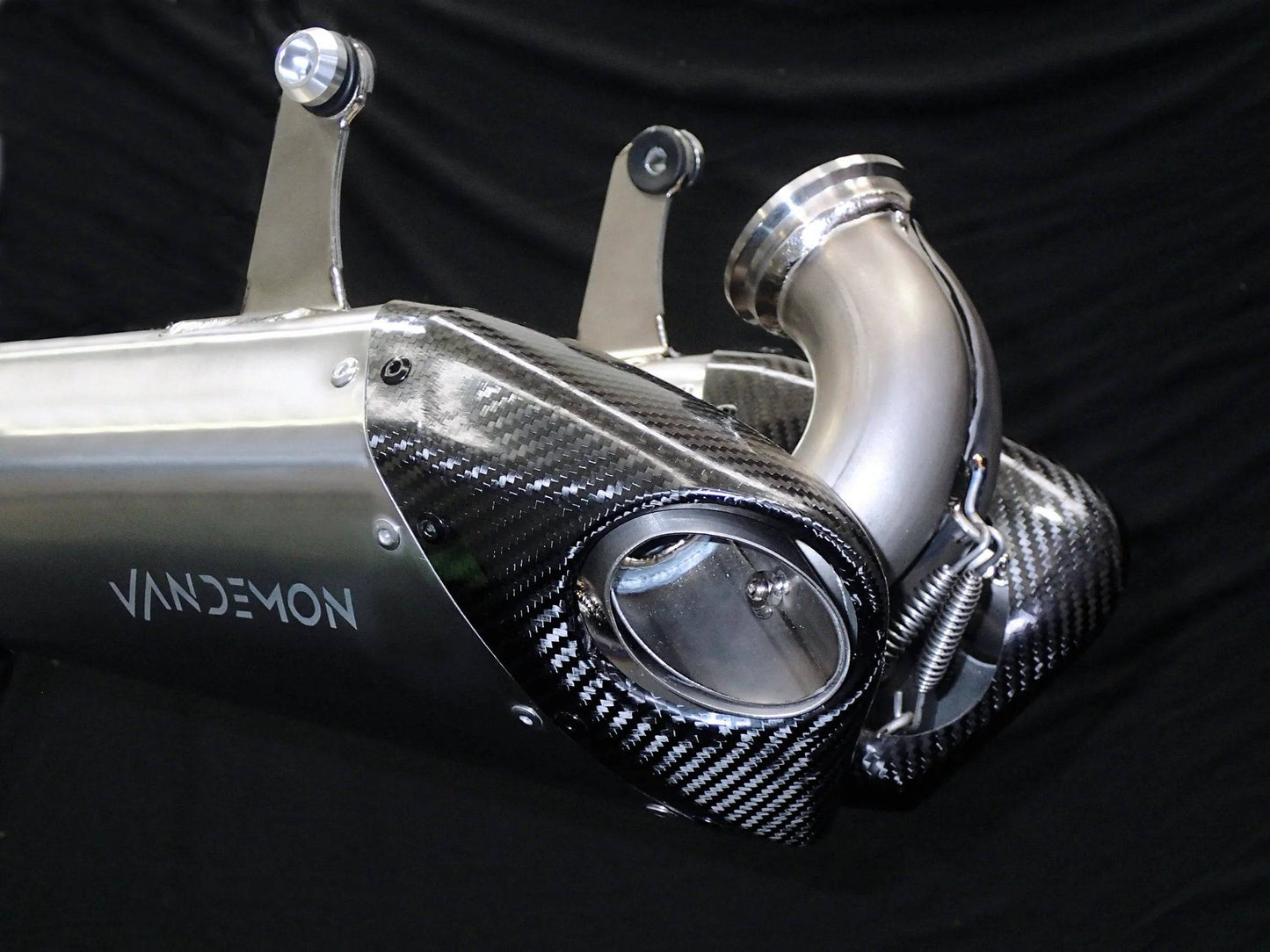 Vandemon Titanium Belly Slip-On Ducati V2 Panigale & Streetfighter