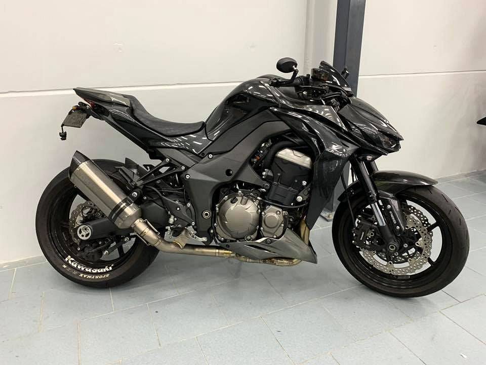 Vandemon Titanium Exhaust Single Titanium Muffler Kawasaki Z1000 2014-2023/ Ninja 1000SX 2020-2023 - Adventure Parts