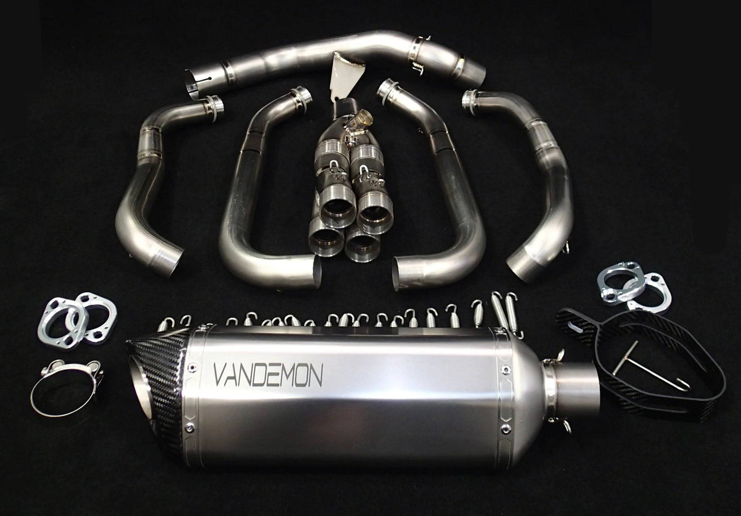 Vandemon Titanium Exhaust Single Titanium Muffler Kawasaki Z1000 2014-2023/ Ninja 1000SX 2020-2023 - Adventure Parts