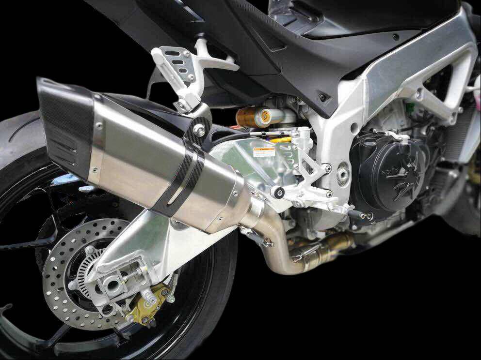 Vandemon Titanium Exhaust System Aprilia RSV4 & Tuono V4 - Adventure Parts