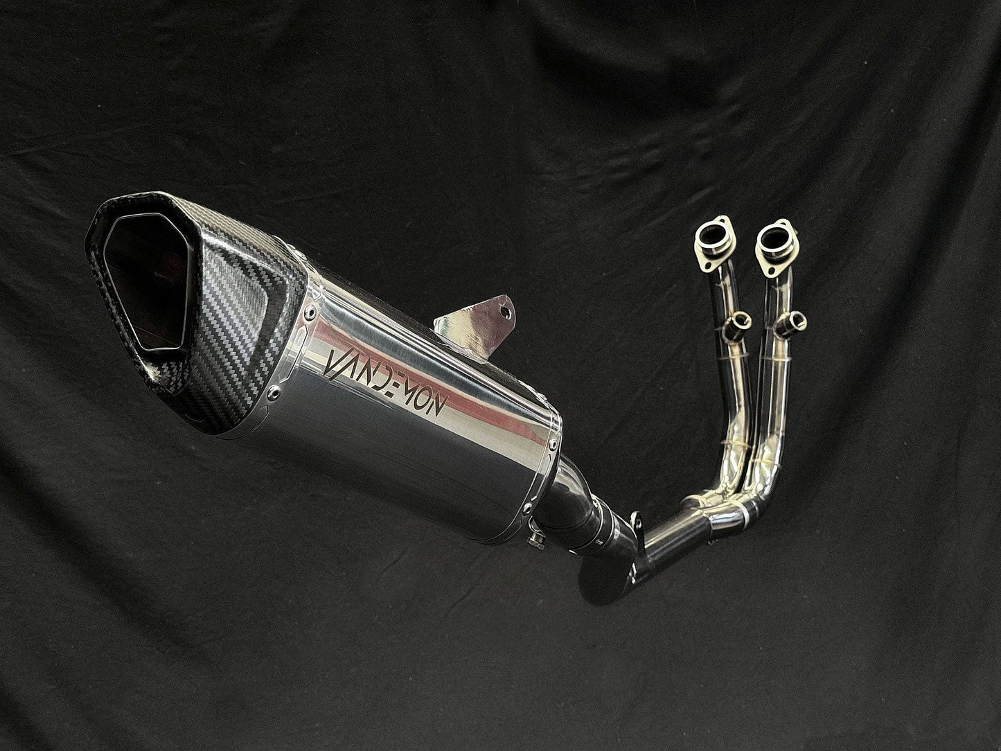Vandemon Stainless Steel Exhaust System CFMOTO 450MT Adventure - Adventure Parts