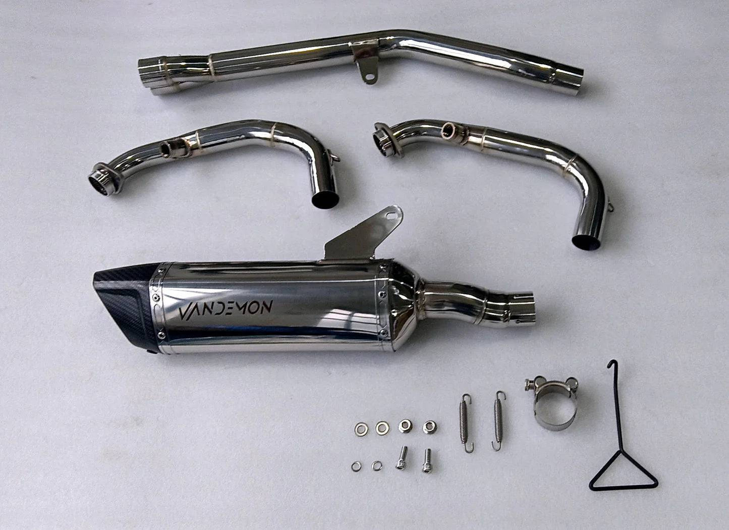 Vandemon Stainless Steel Exhaust System CFMOTO 450MT Adventure - Adventure Parts