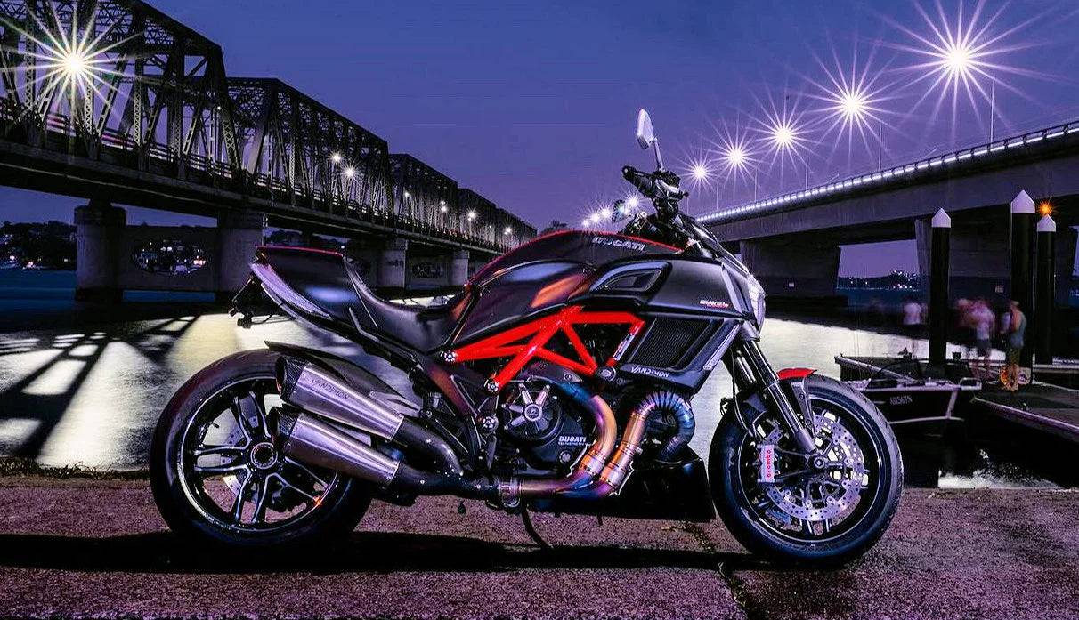 Vandemon Titanium Exhaust System Ducati Diavel 1200 2011-2017
