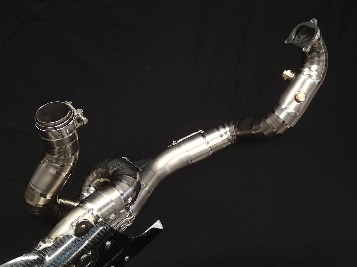 Vandemon Titanium Exhaust System None Valved Ducati Multistrada 1200-1260 2015-2020