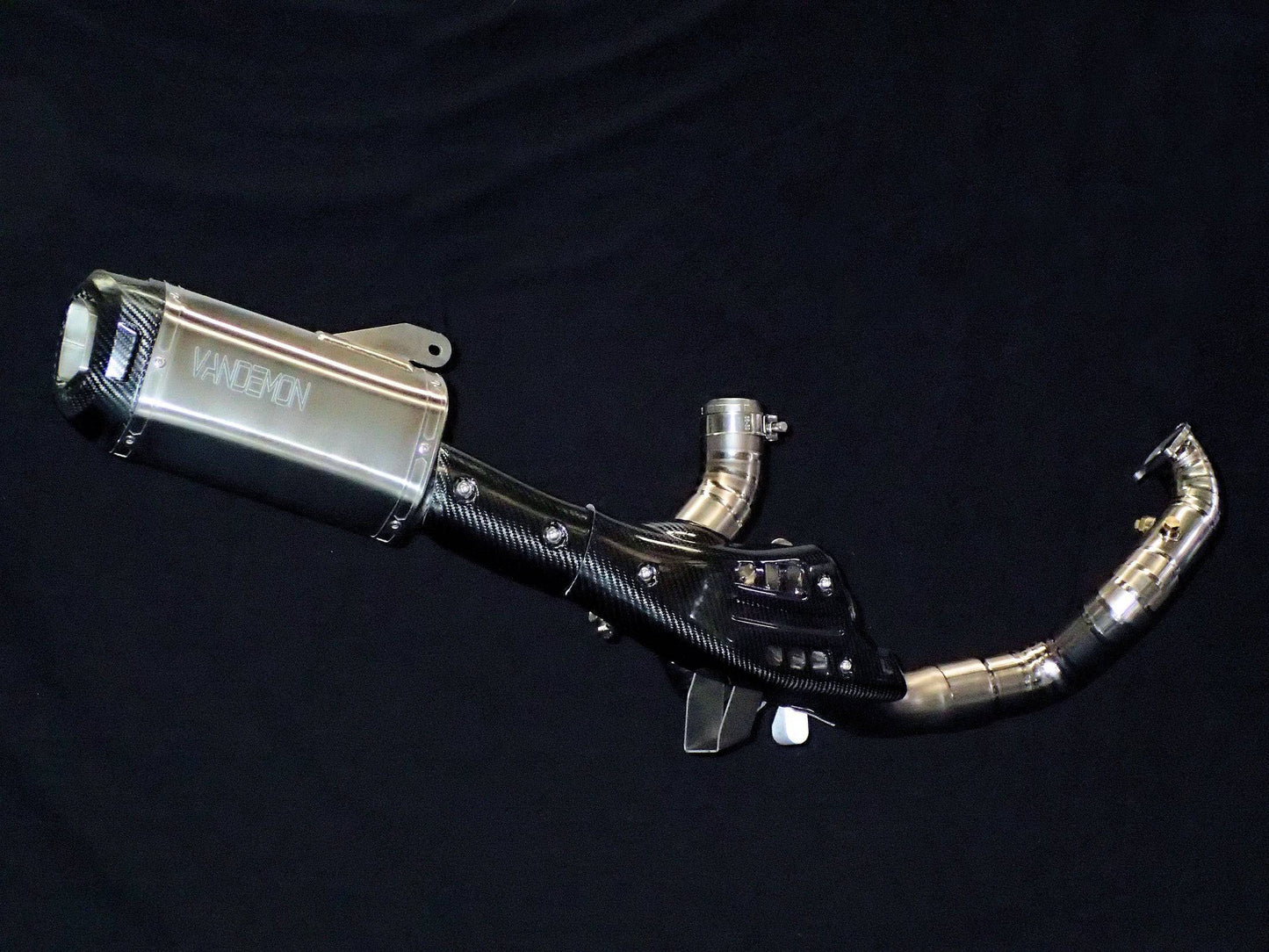 Vandemon Titanium Exhaust System None Valved Ducati Multistrada 1200-1260 2015-2020