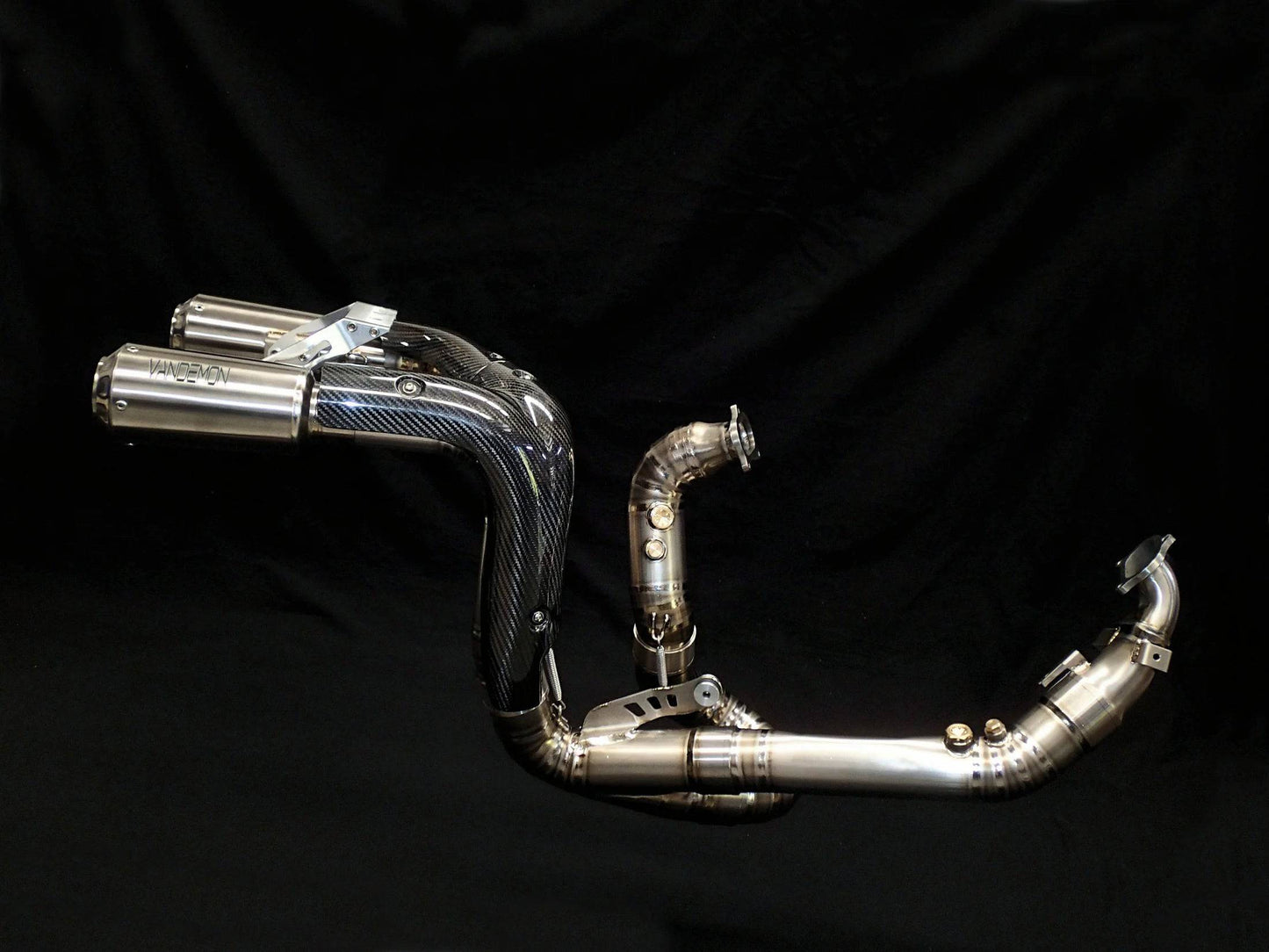 Vandemon Titanium High Mount Exhaust System Ducati Panigale 1199S, 1299S, 1299 SP & R 2011-2018 - Adventure Parts