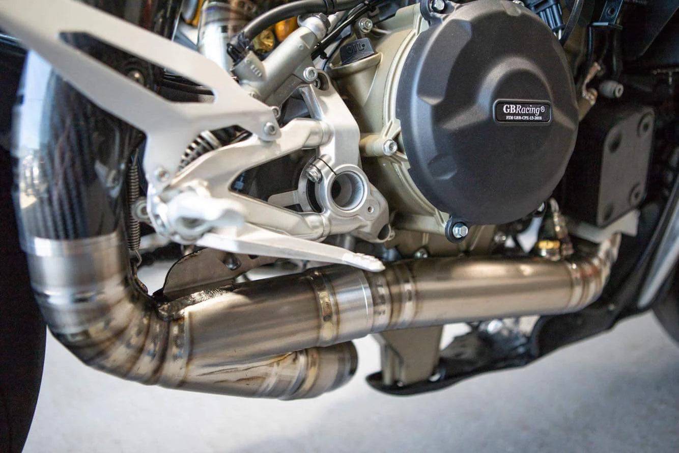 Vandemon Titanium High Mount Exhaust System Ducati Panigale 1199S, 1299S, 1299 SP & R 2011-2018 - Adventure Parts