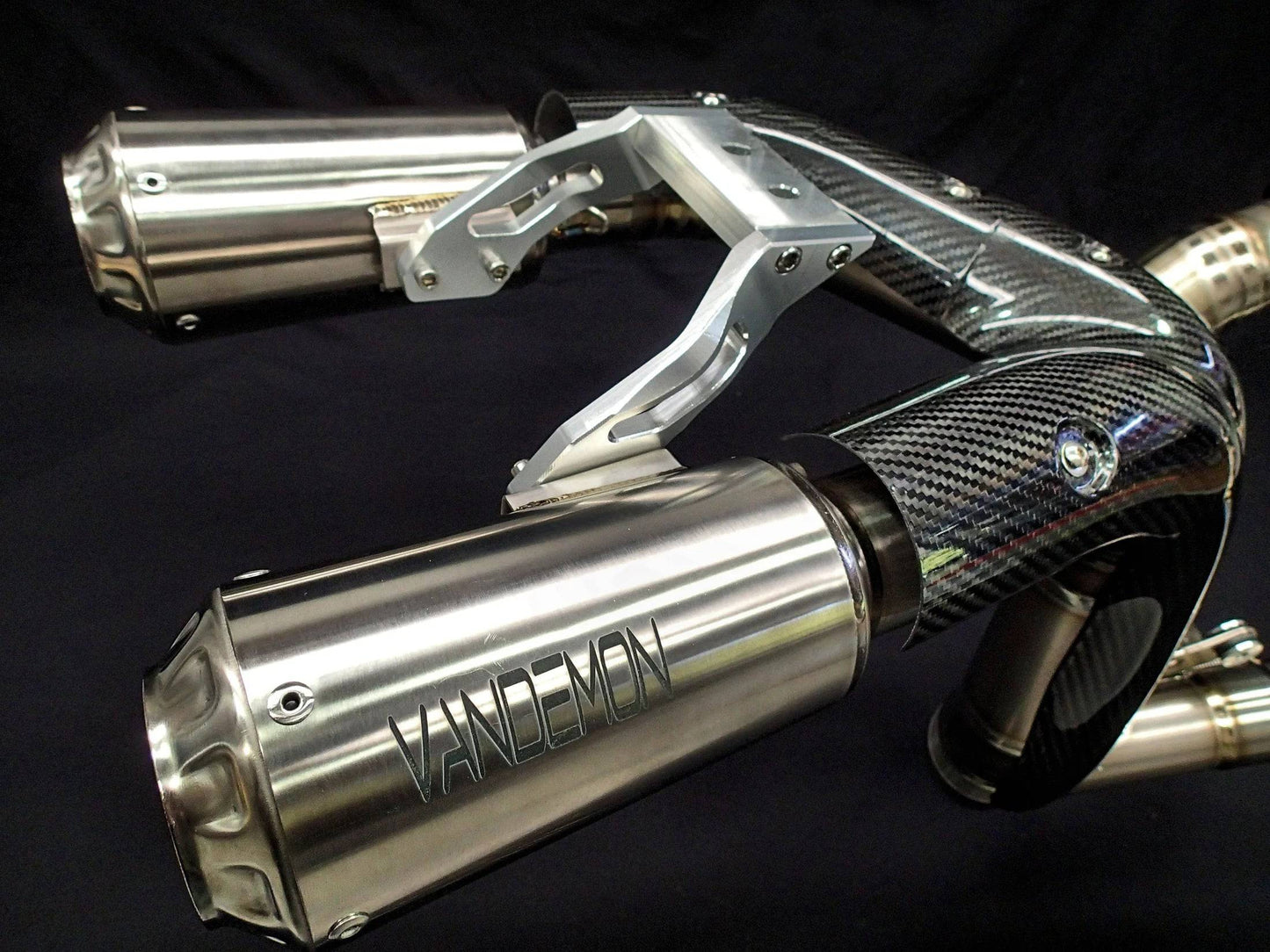 Vandemon Titanium High Mount Exhaust System Ducati Panigale 1199S, 1299S, 1299 SP & R 2011-2018 - Adventure Parts