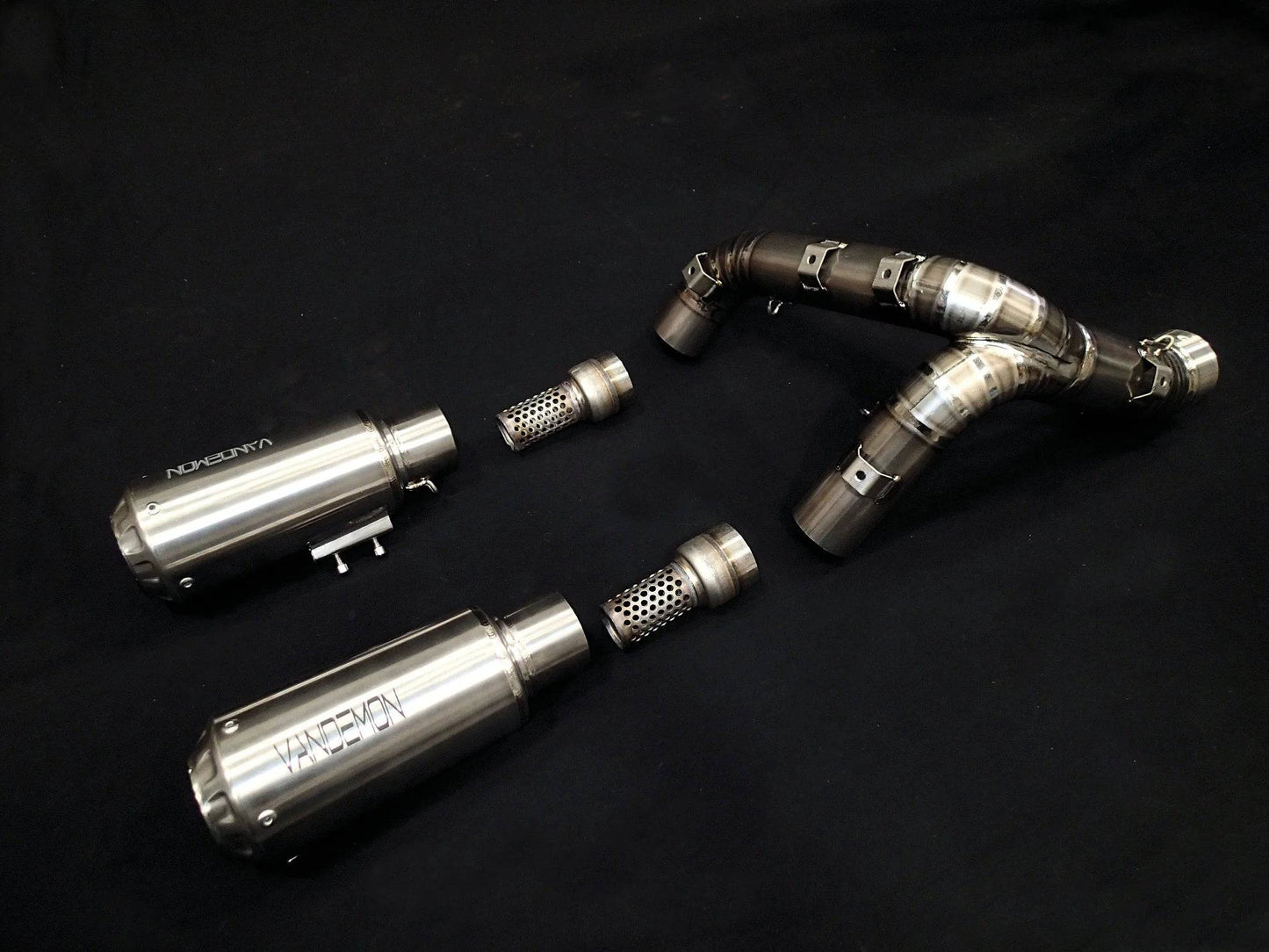 Vandemon Titanium High Mount Exhaust System Ducati Panigale 1199S, 1299S, 1299 SP & R 2011-2018 - Adventure Parts
