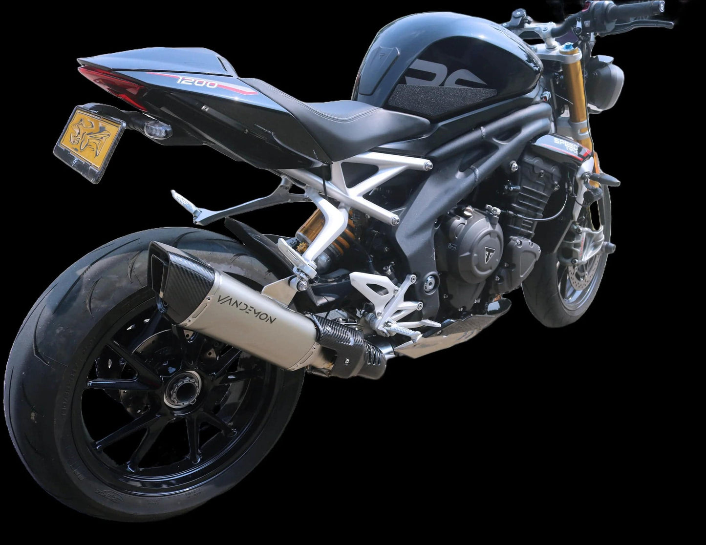 Vandemon Titanium Slip-On Muffler Triumph Speed Triple 1200RS & RR