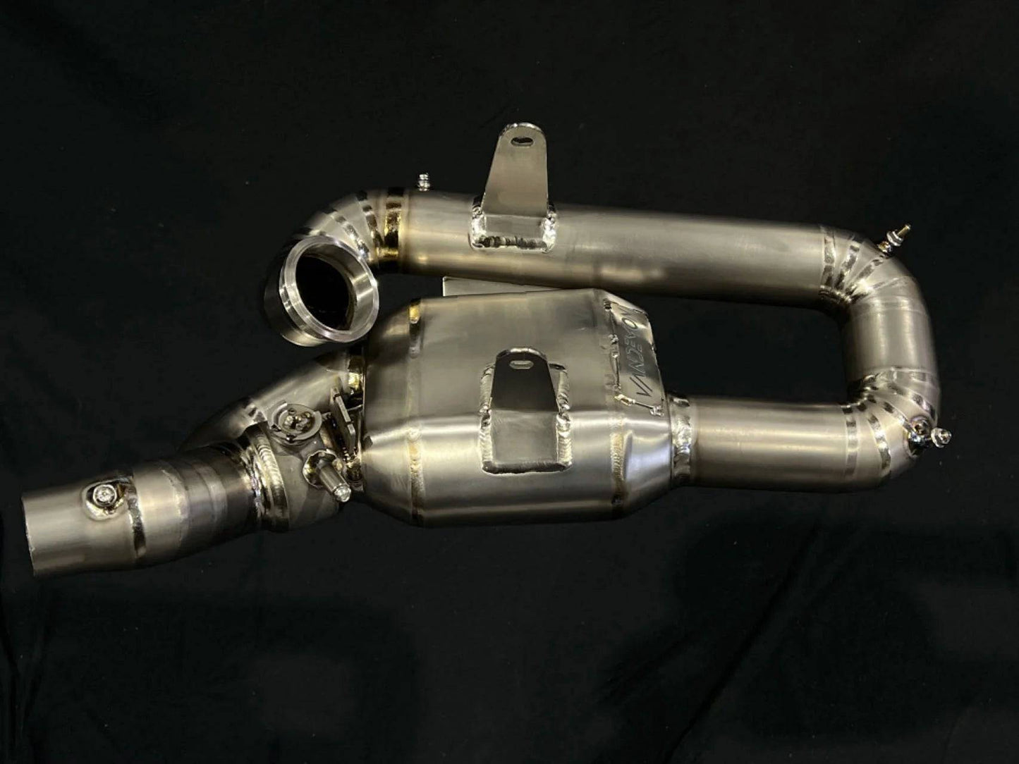 Vandemon Titanium Stealth Slip-On Bimodal Muffler Ducati V2 Panigale & Bayliss Edition 2022-2024