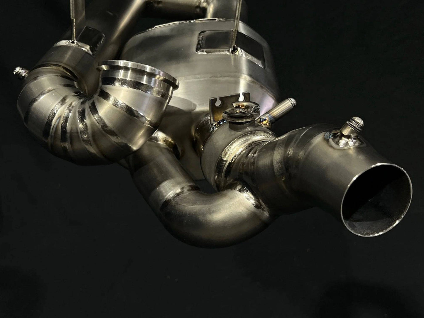 Vandemon Titanium Stealth Slip-On Bimodal Muffler Ducati V2 Panigale & Bayliss Edition 2022-2024
