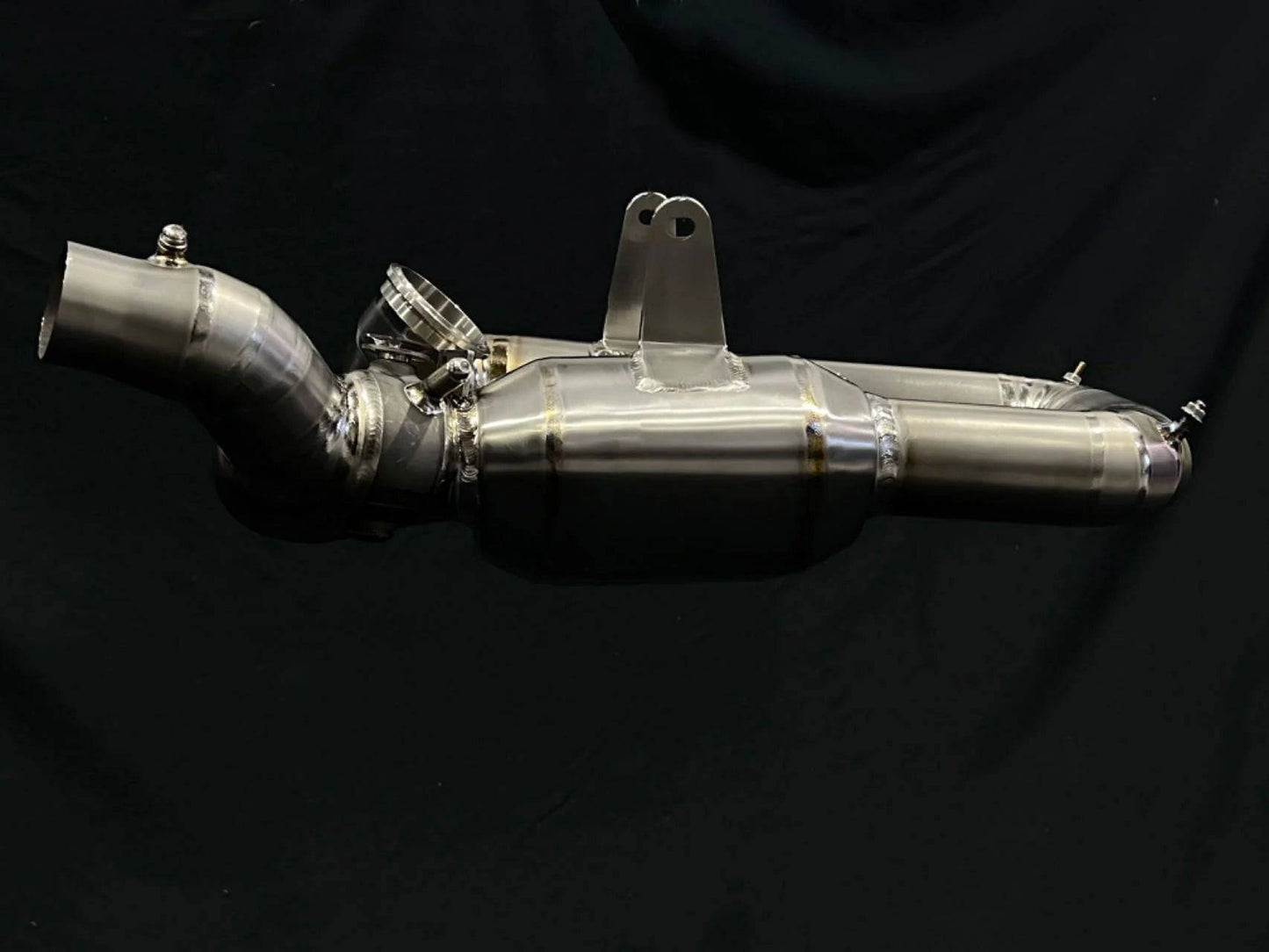 Vandemon Titanium Stealth Slip-On Bimodal Muffler Ducati V2 Panigale & Bayliss Edition 2022-2024
