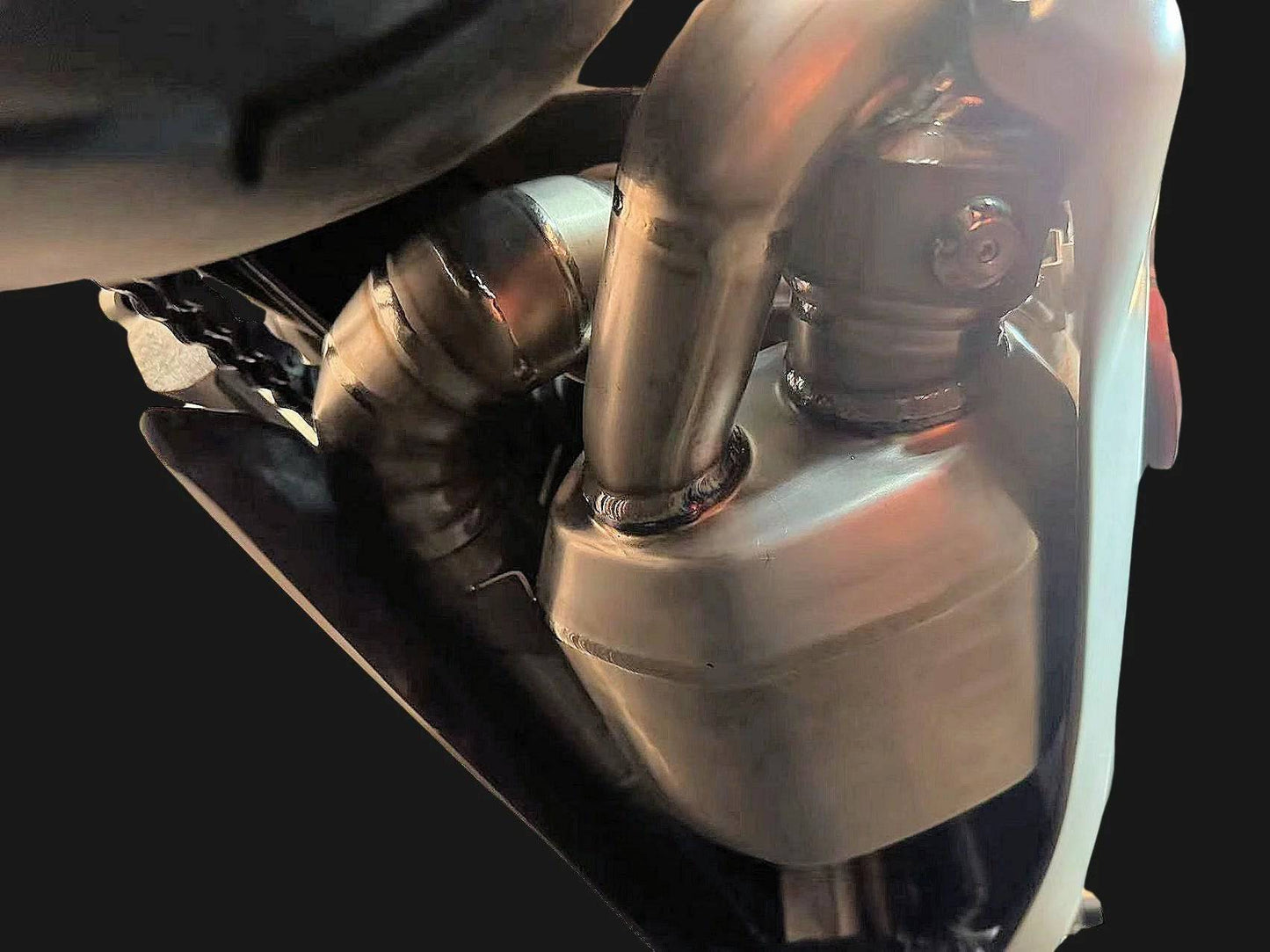 Vandemon Titanium Stealth Slip-On Bimodal Muffler Ducati V2 Panigale & Bayliss Edition 2022-2024