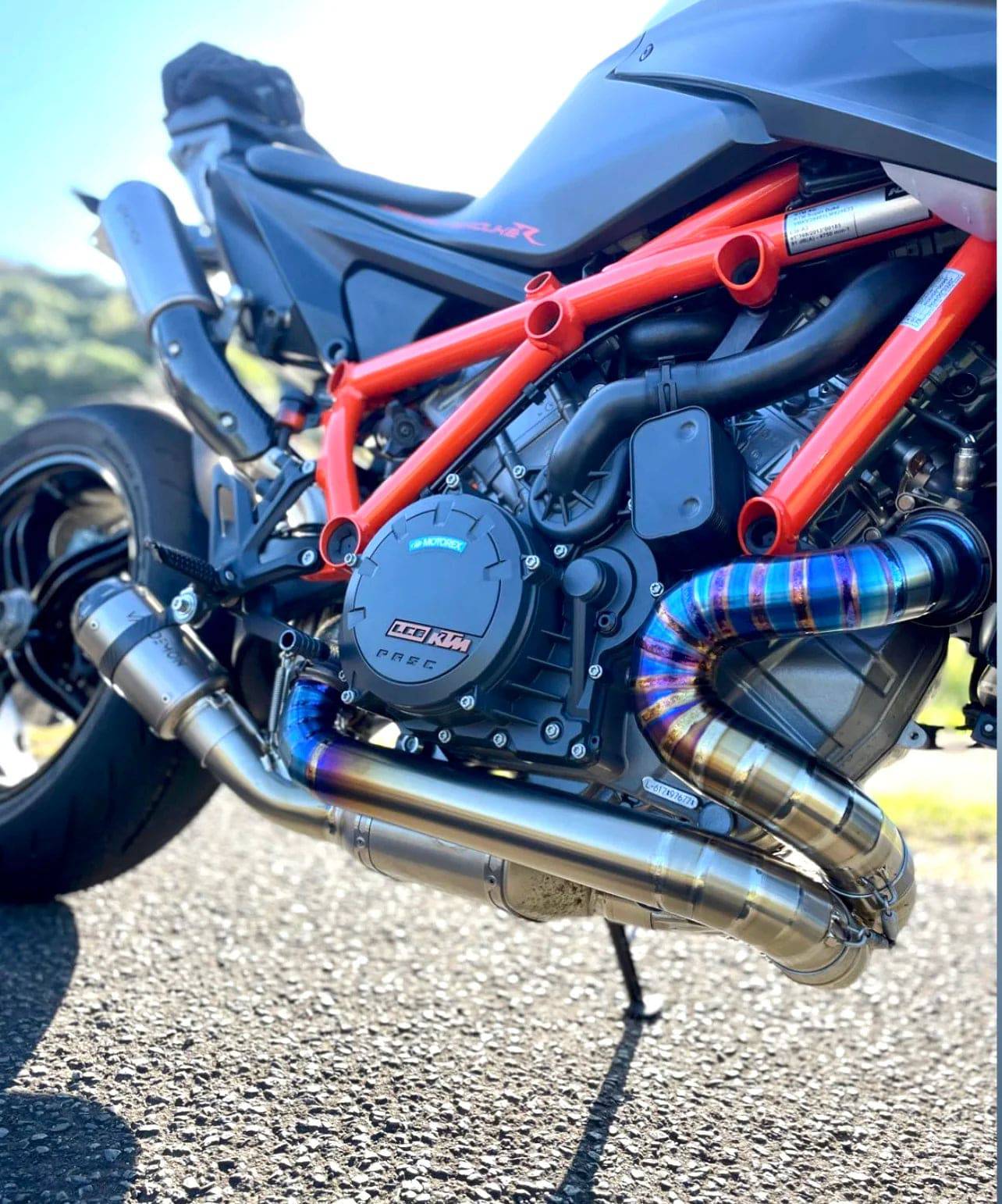 Vandemon Twin Shot Titanium Exhaust System KTM Super Duke 1290/1390R/RR 2020-2024