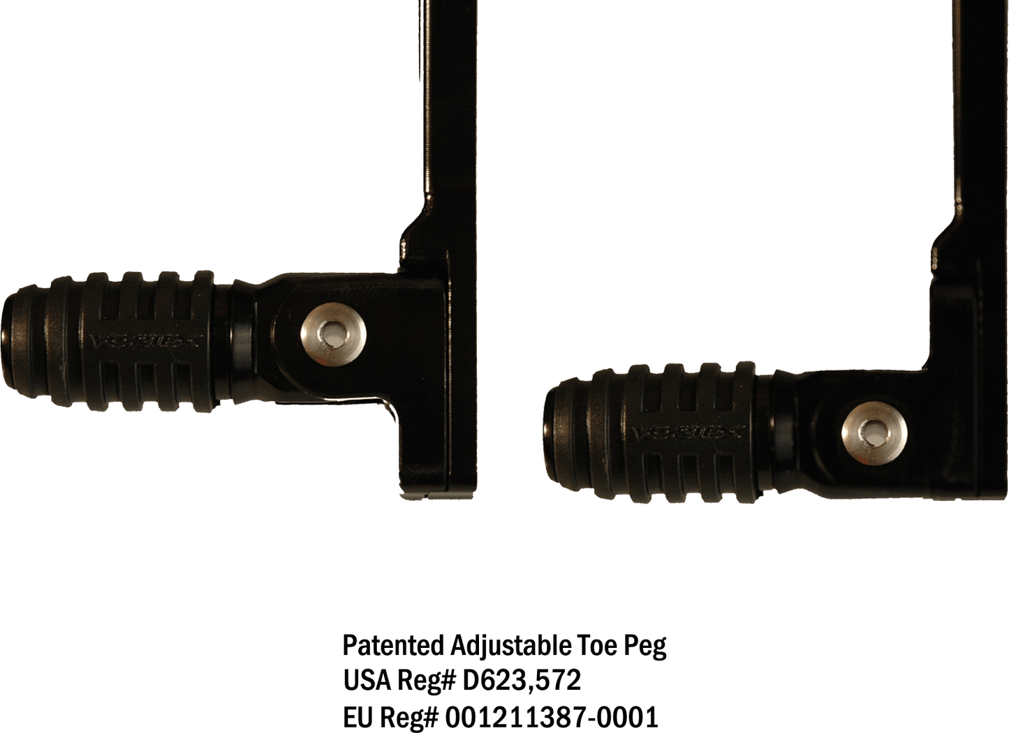 Vortex Racing V2 Rearsets Suzuki GSX-R1000 2009-2016 - Black - Adventure Parts