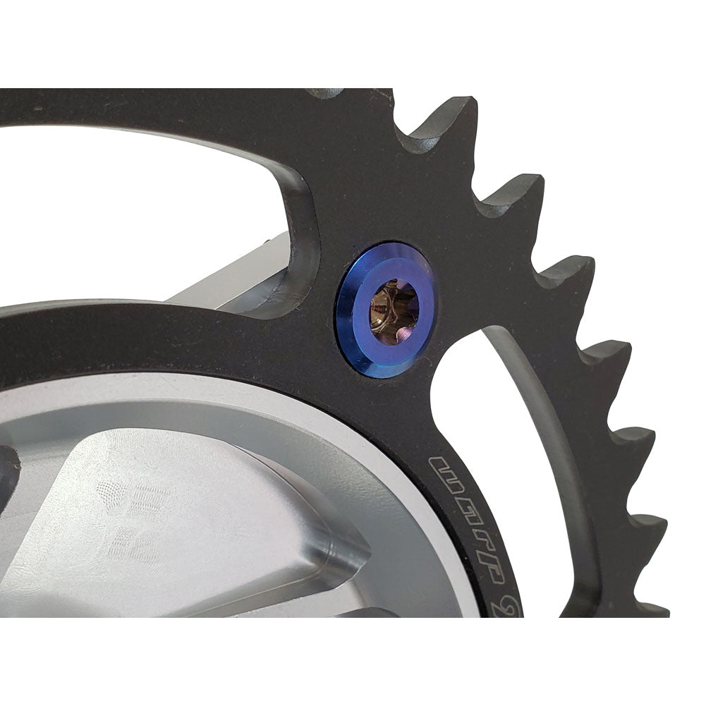 Warp 9 Titanium Sprocket Bolt Set Stark Future Varg EX 2023-2025
