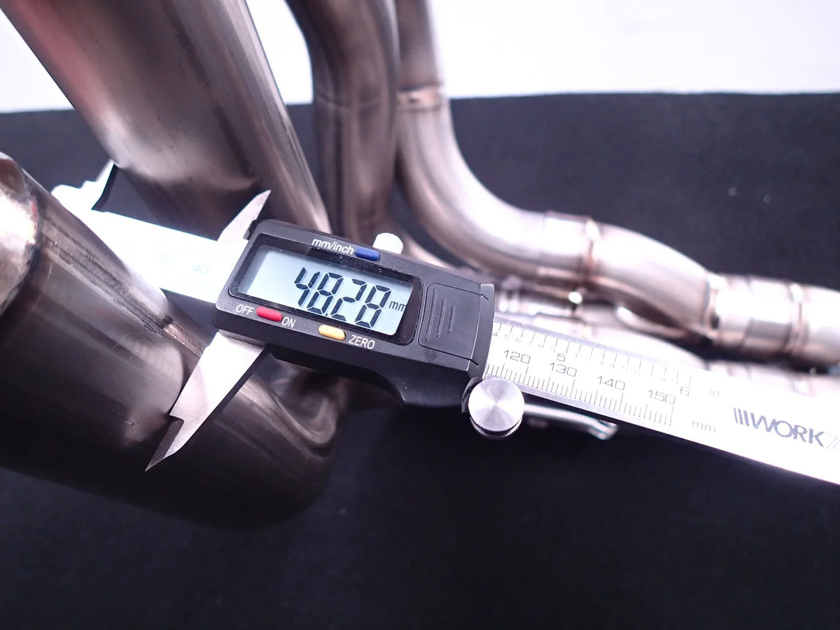 Vandemon Performance Polished Titanium Exhaust System Kawasaki Ninja H2/H2R 2015-2026