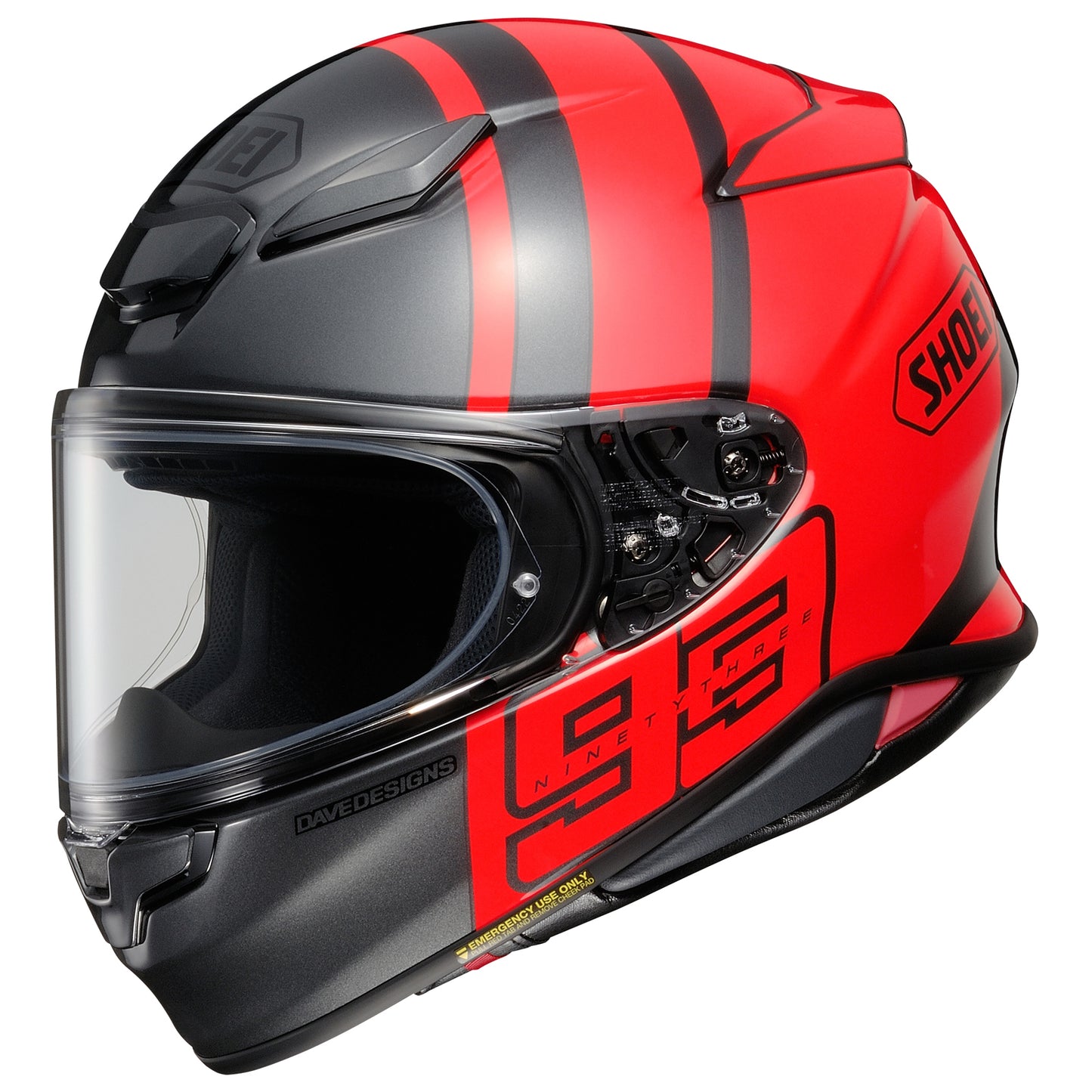 Shoei RF-1400 MM93 Collection Track Full Face Motorcycle Helmet