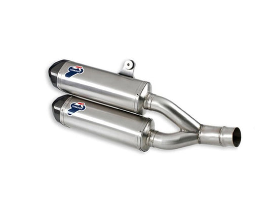 Termignoni Exhaust Pair Of Approved Silencers Ducati Monster 1100 EVO 2011-2013 - Adventure Parts